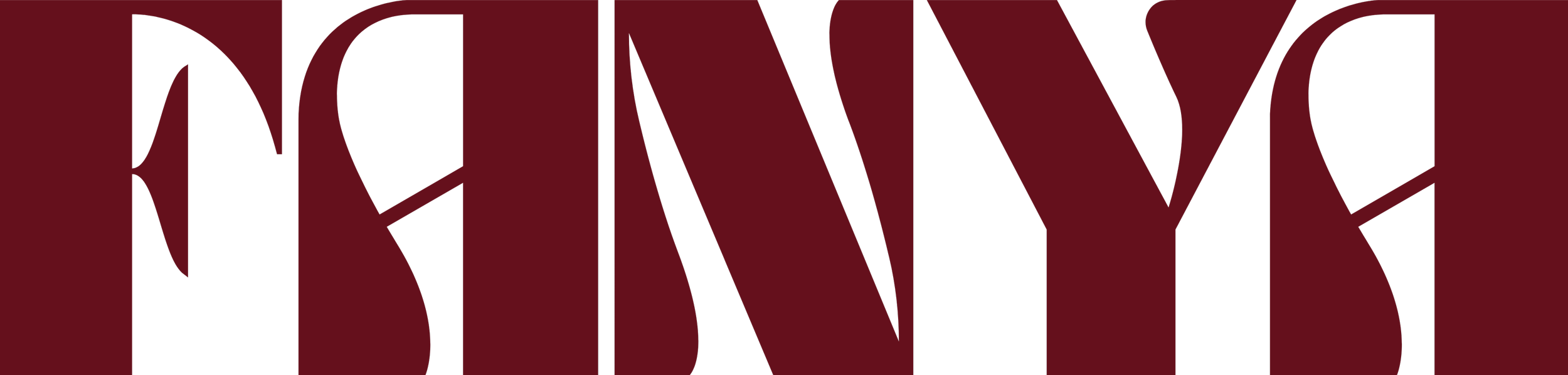 Close-up of an abstract artwork with black and dark red geometric shapes resembling fragmented letters.
