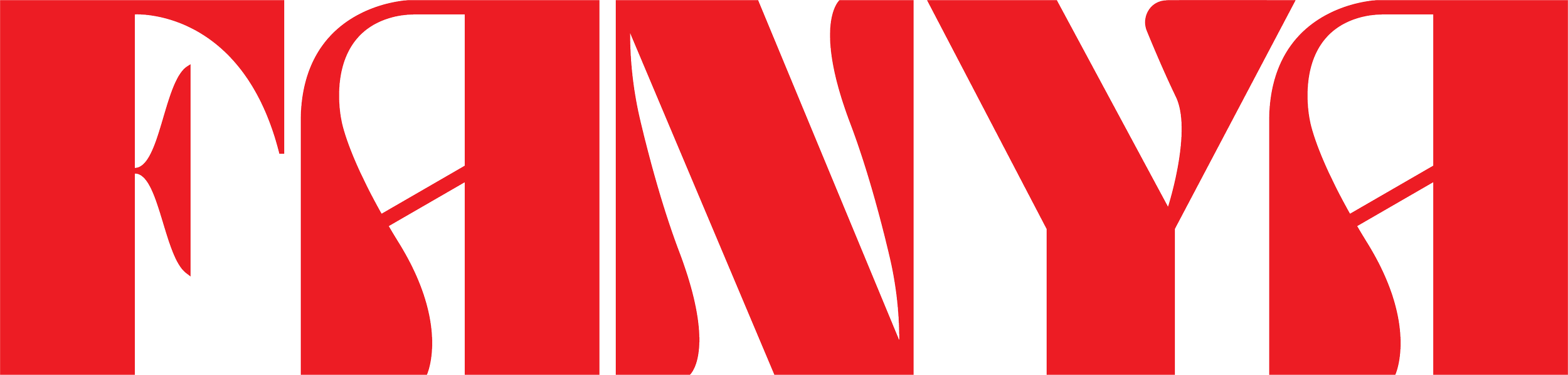 The word 'FREAKY' written in bold, stylized letters with a red and black color scheme.