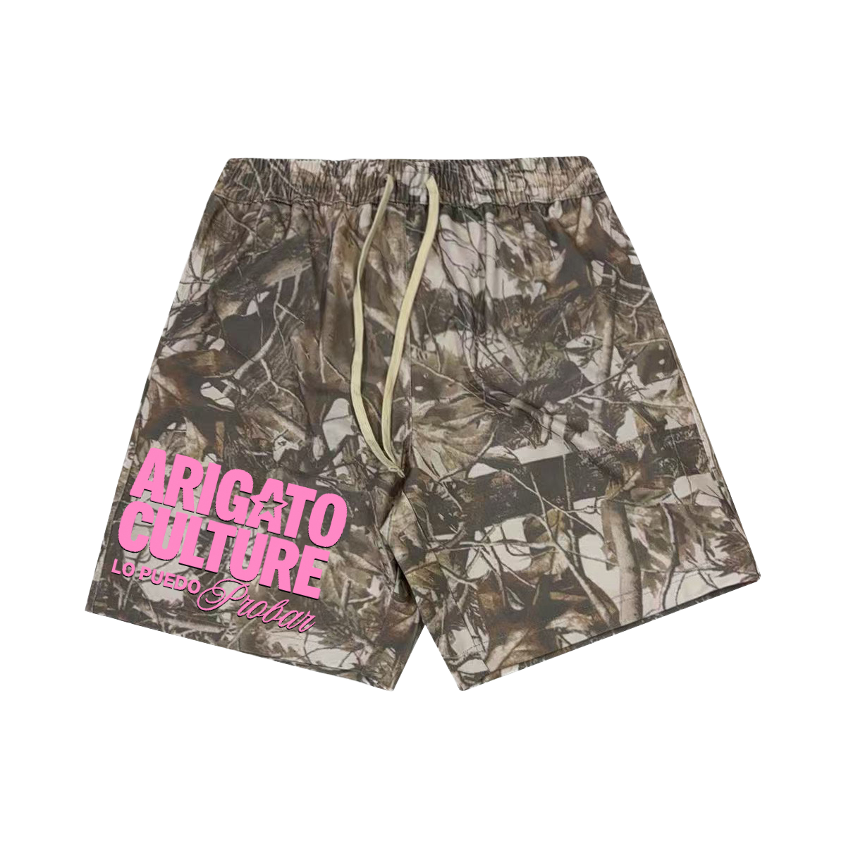 Arigato Unisex Terry Camo Shorts