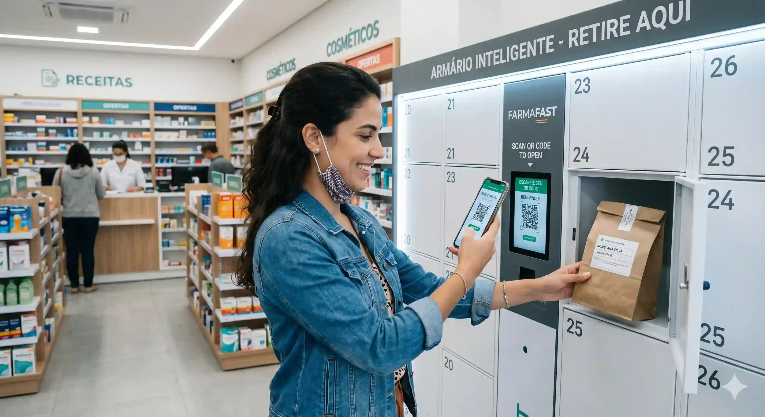 Armário Inteligente para Farmácias e Drogarias em Brasília (Distrito Federal - DF): Elimine Filas e Modernize a Retirada de Pedidos