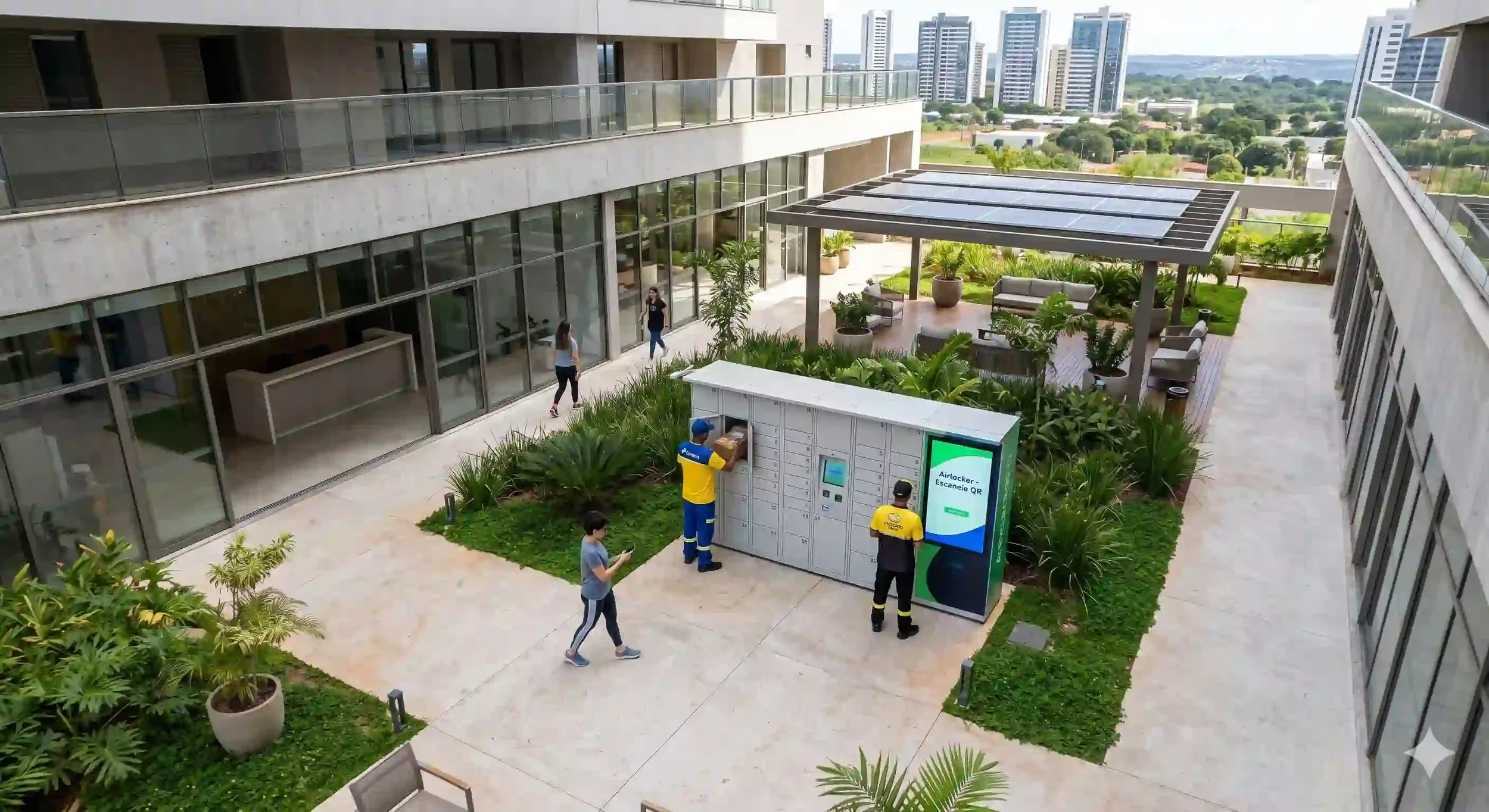 Smart Locker para Condomínios em Brasília (Distrito Federal - DF): Como a Tecnologia Transforma a Gestão de Encomendas