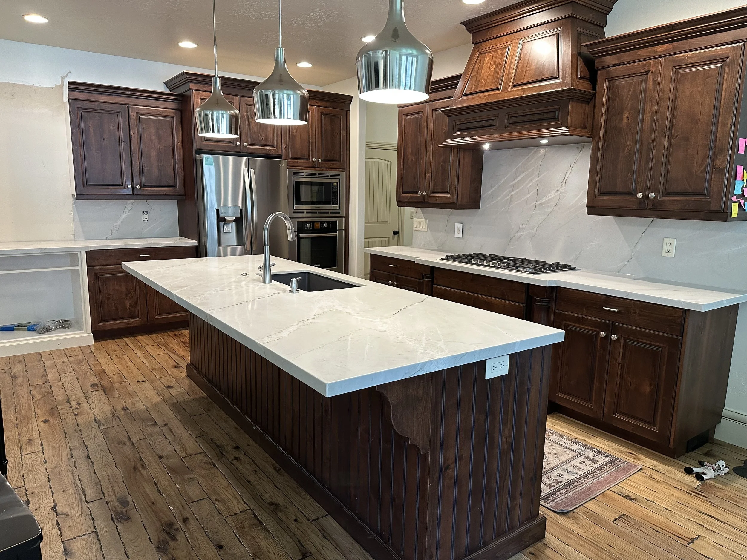 Traditional With Modern Updates Kitchen Remodel by Pinnacle Stone Design project photo
