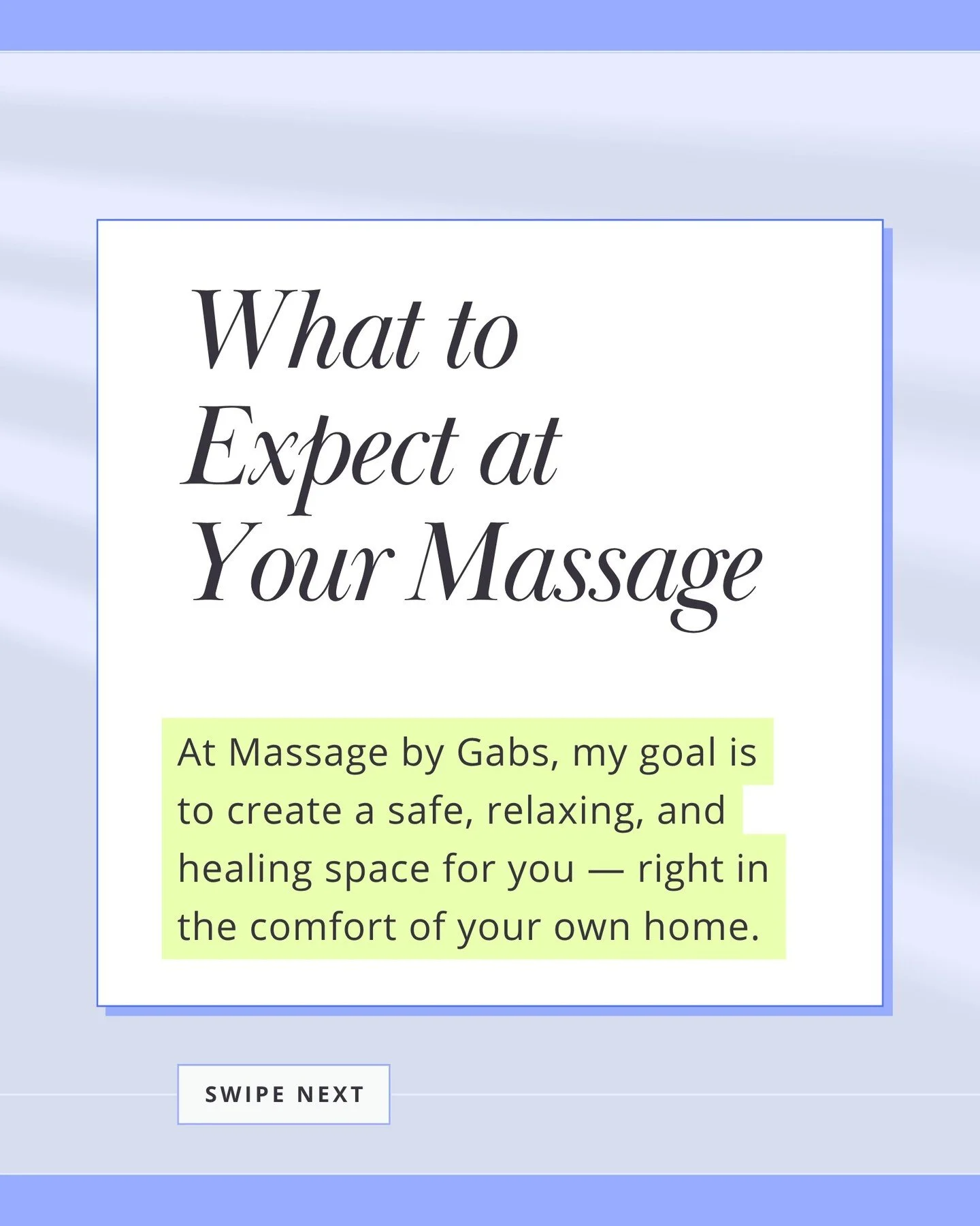 What to expect at your massage #massagetherapy