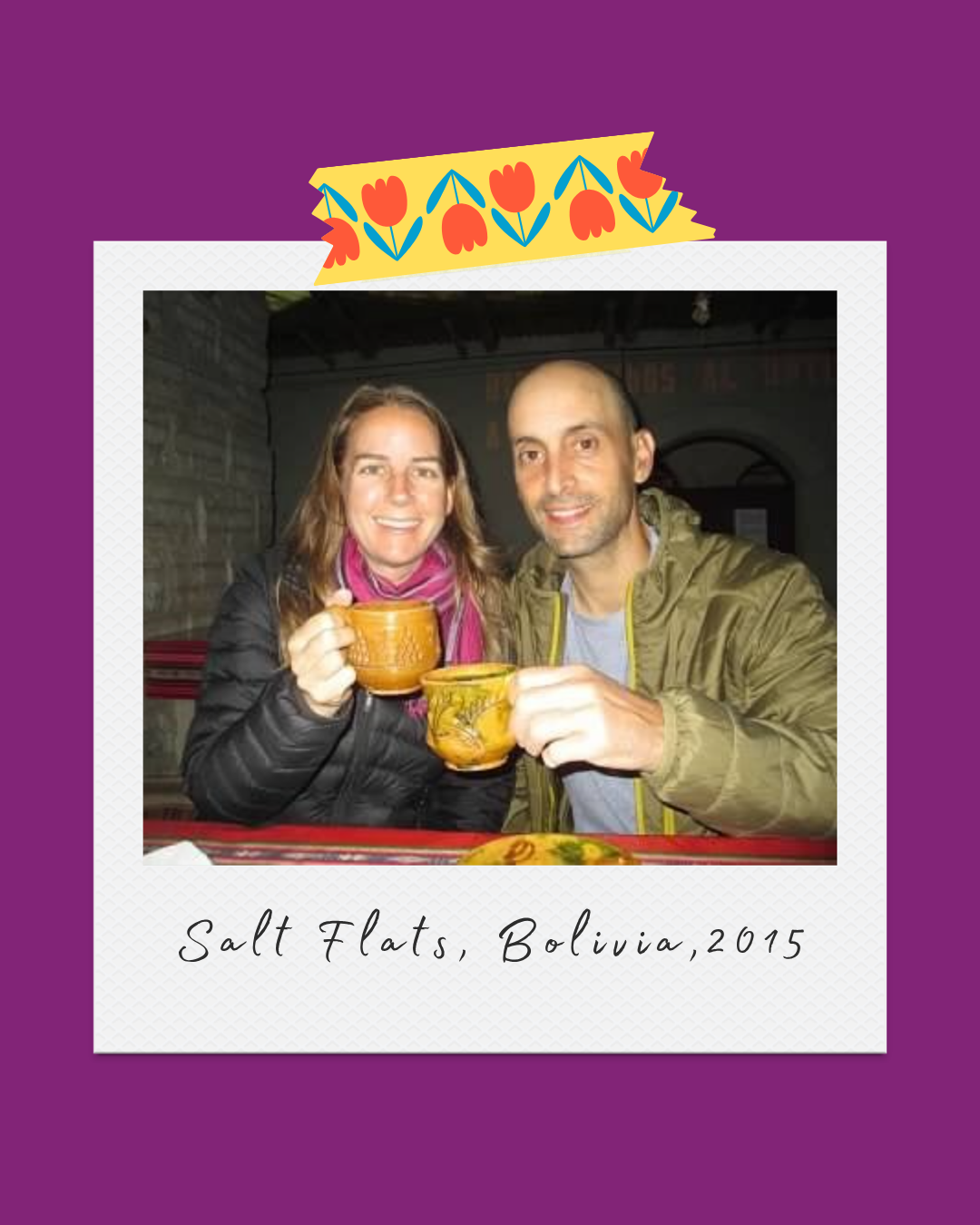 Woman and Man Having Tea in Bolivia