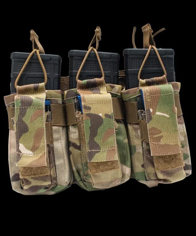 Triple 2-Stacked Rifle Mag Pouch