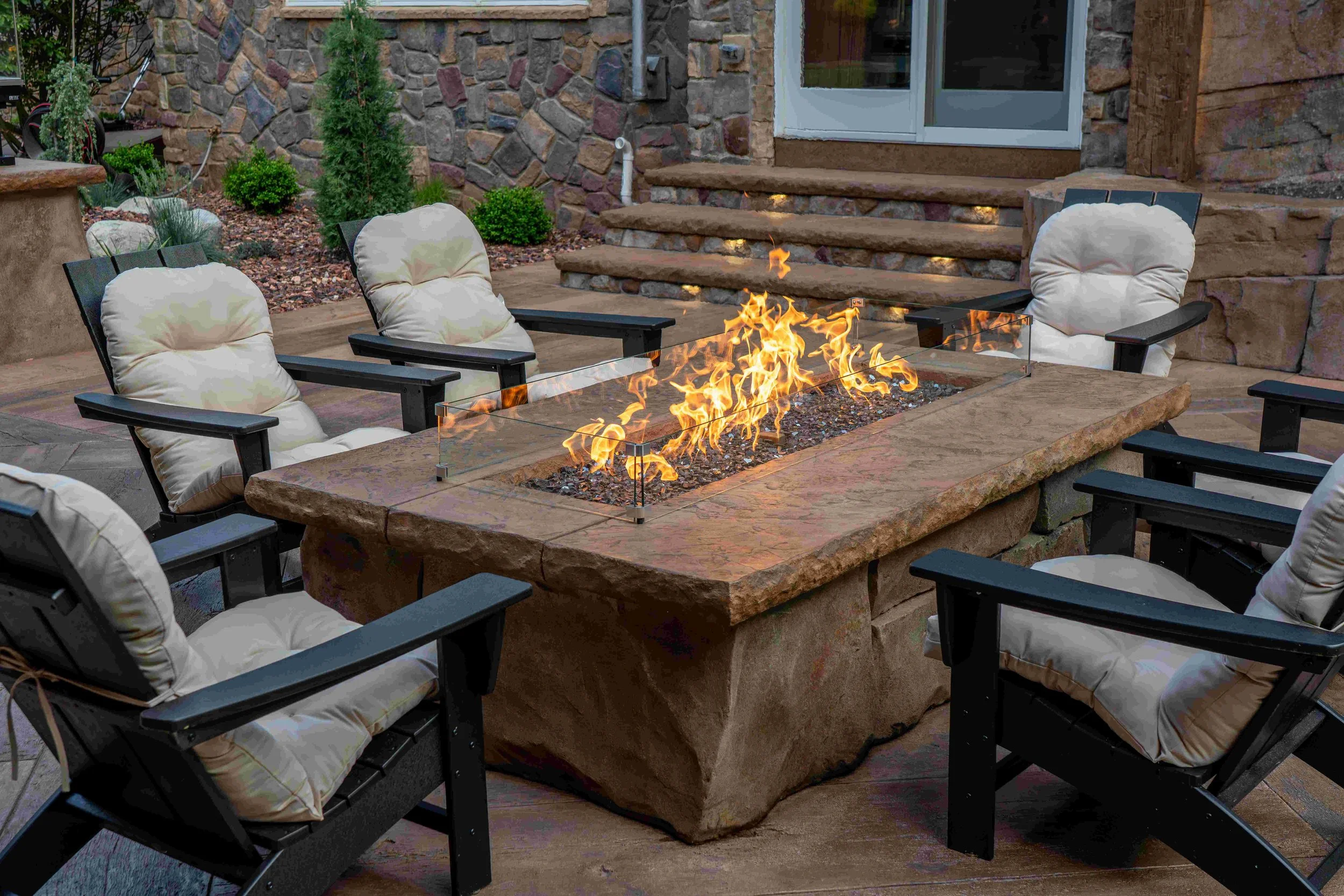 architect designer contractor fire pit