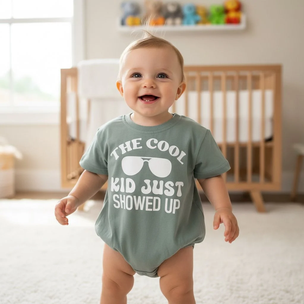 The Cool Kid Just Showed Up T-Shirt Onsie
