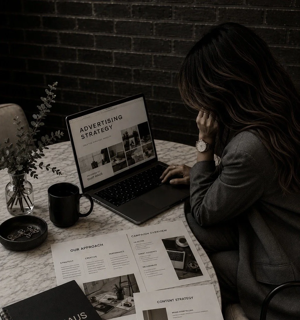 Quip Haus developing Advertising Strategy for a client