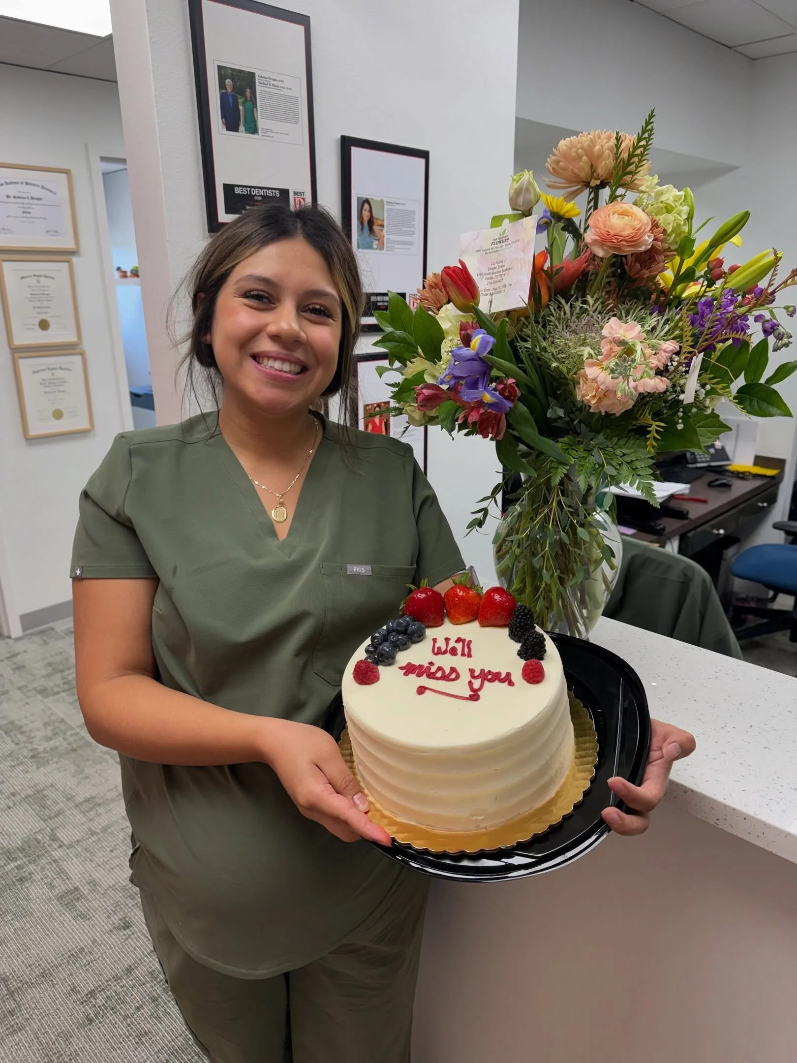 Today was Lupe&rsquo;s last day with us, and we&rsquo;re definitely going to miss her! 💕 She has truly been a Jack of all trades in our office&mdash;from ortho assisting and helping with our pediatric patients to jumping in wherever she was needed, 