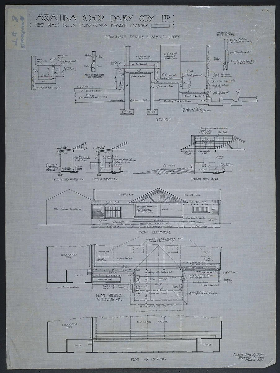 Architect's plans 1928