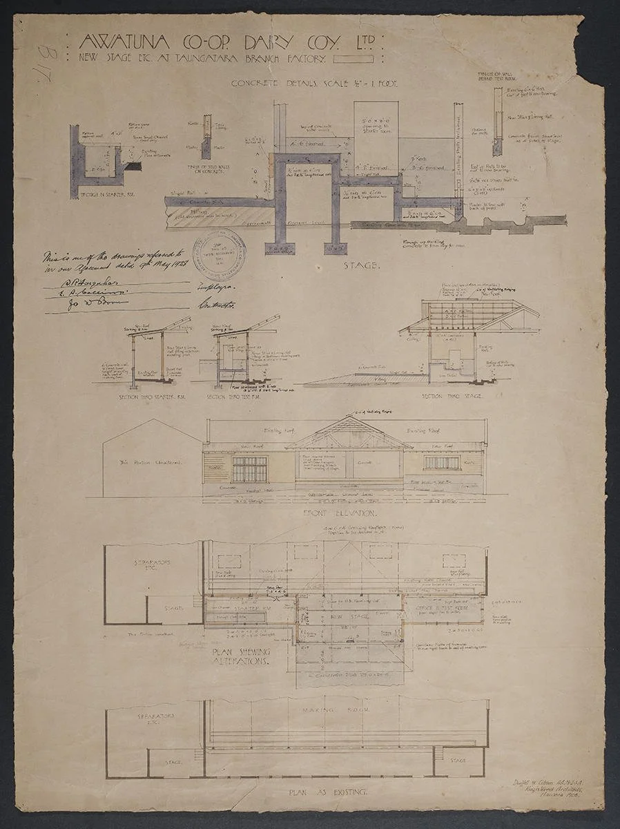 Architect's plans 1928