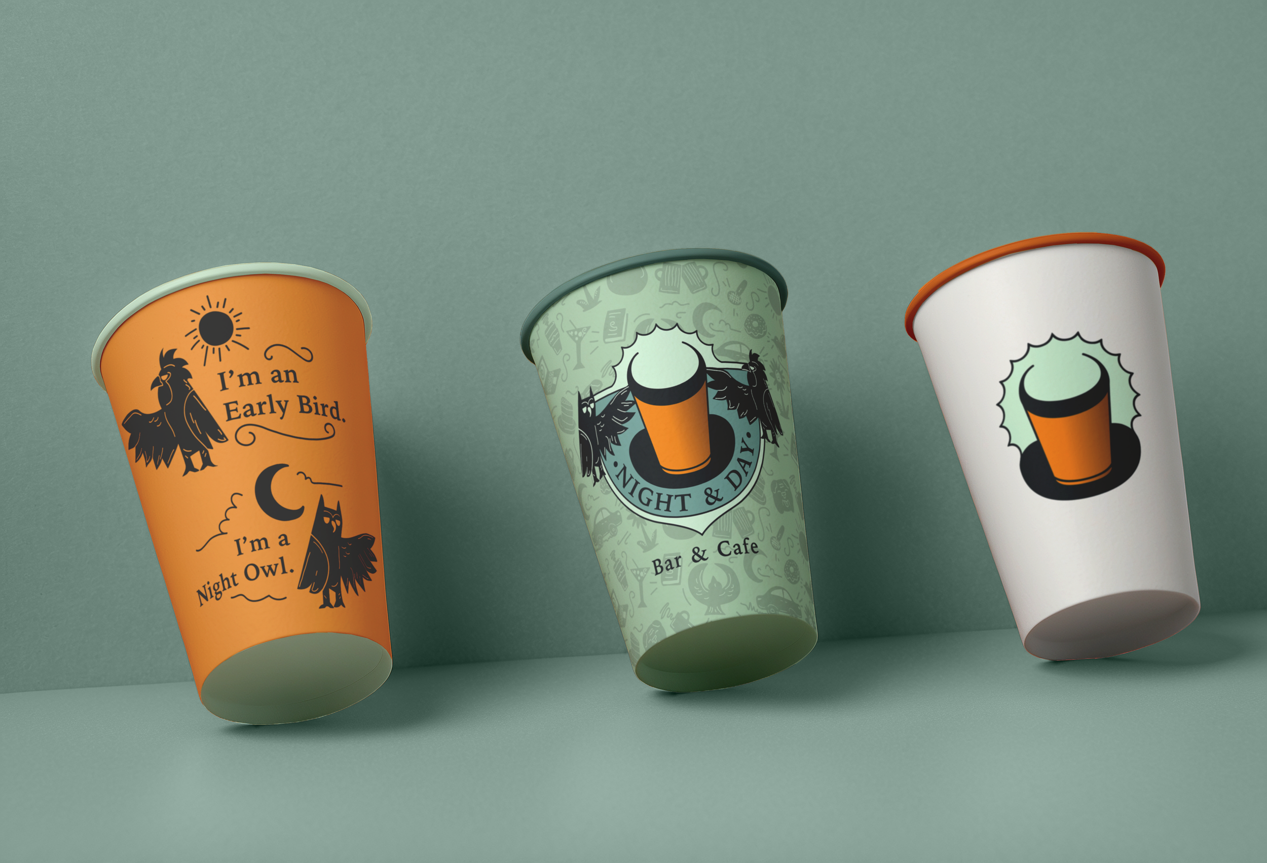 Cup design mockups