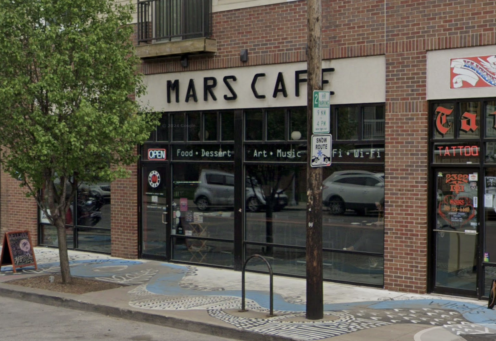 Mars Cafe storefront