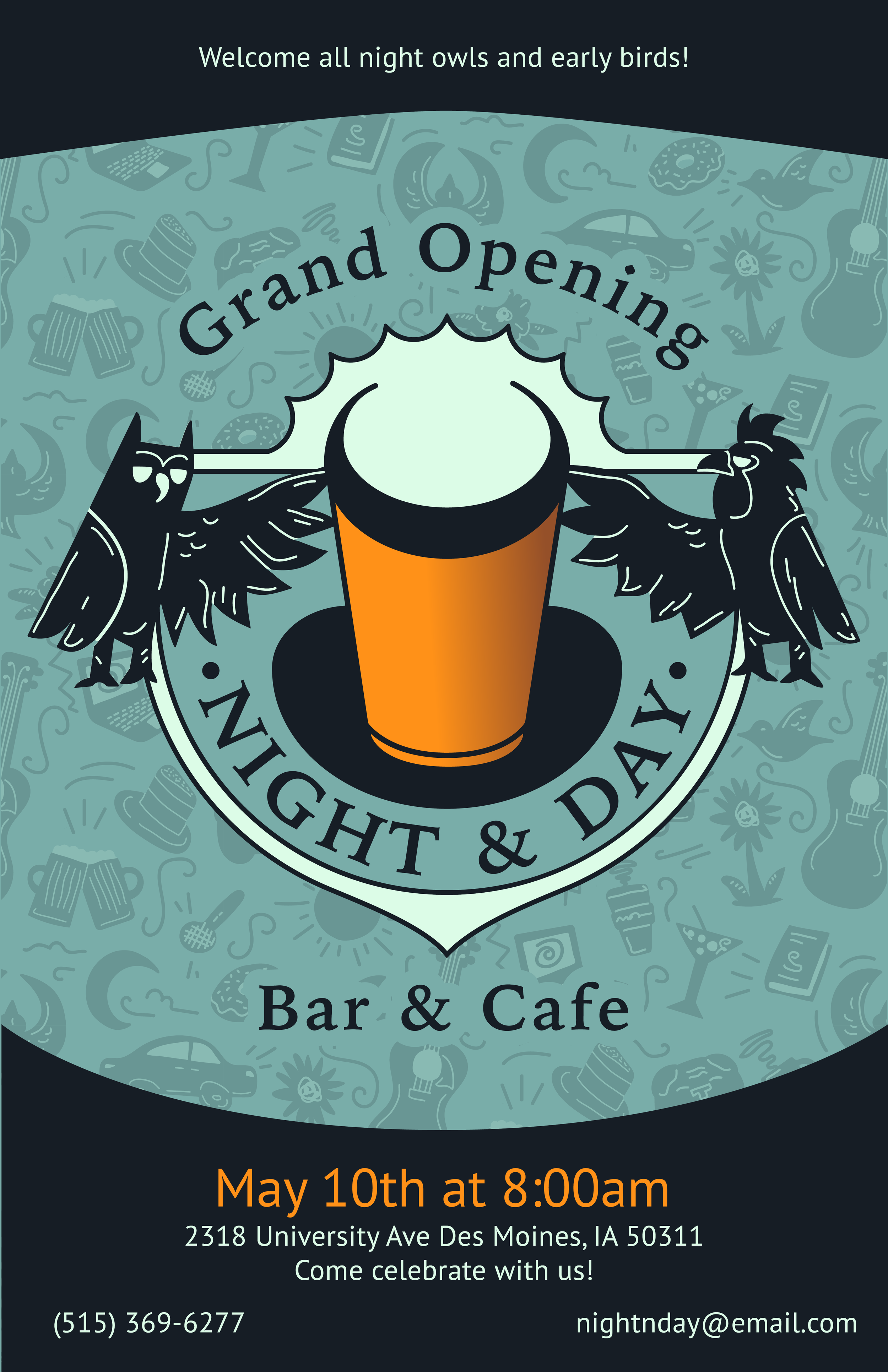 Grand opening poster