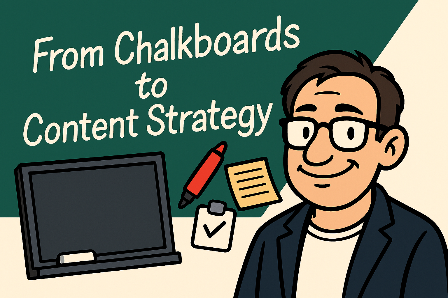 From Chalkboards and to Content Strategy: The Leap I Had to Make