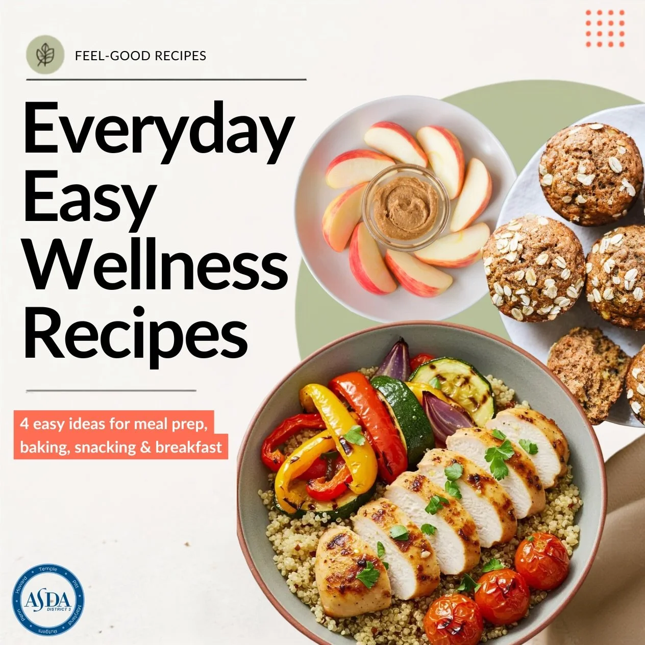 Foodie Friday🥗A little wellness inspo for your week! 🍎 Between classes, clinic or studying, finding time to make a good meal can be tough. So we put together a few simple + nutritious recipes that don&rsquo;t require a ton of time or effort!

Swipe