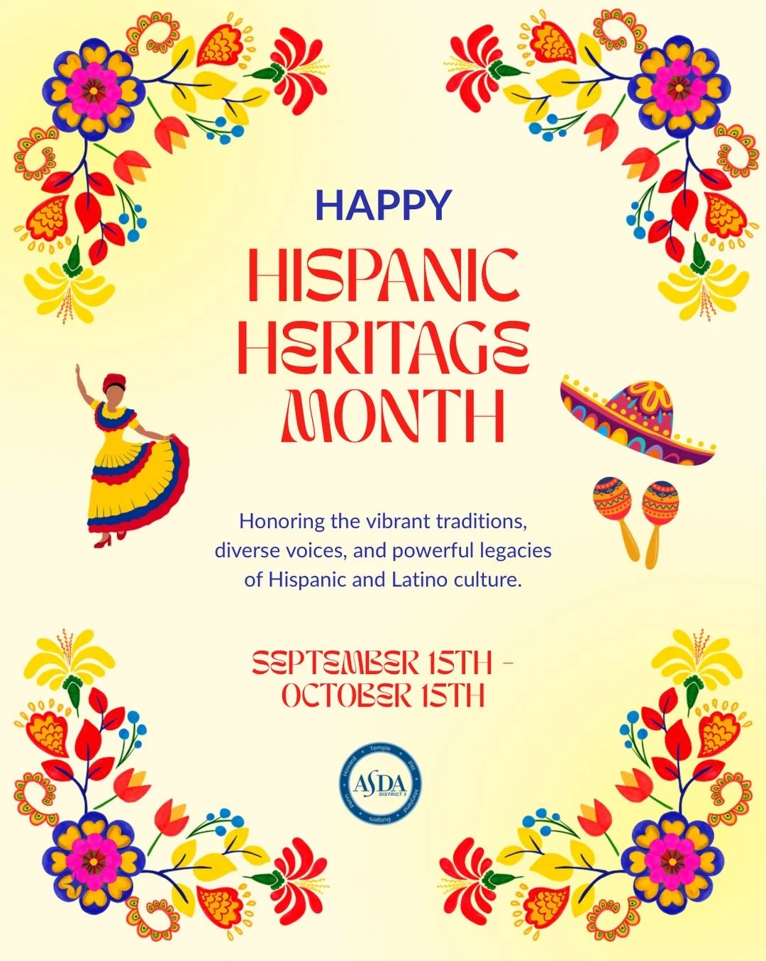 Honoring the history, celebrating the impact. Happy Hispanic Heritage Month from all of us!💃🏻🌟🪇