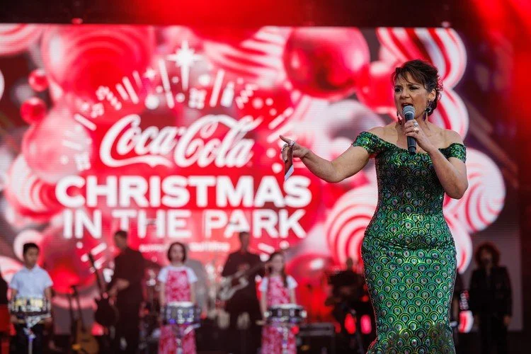 An Iconic Mark for Coca-Cola christmas in the park
