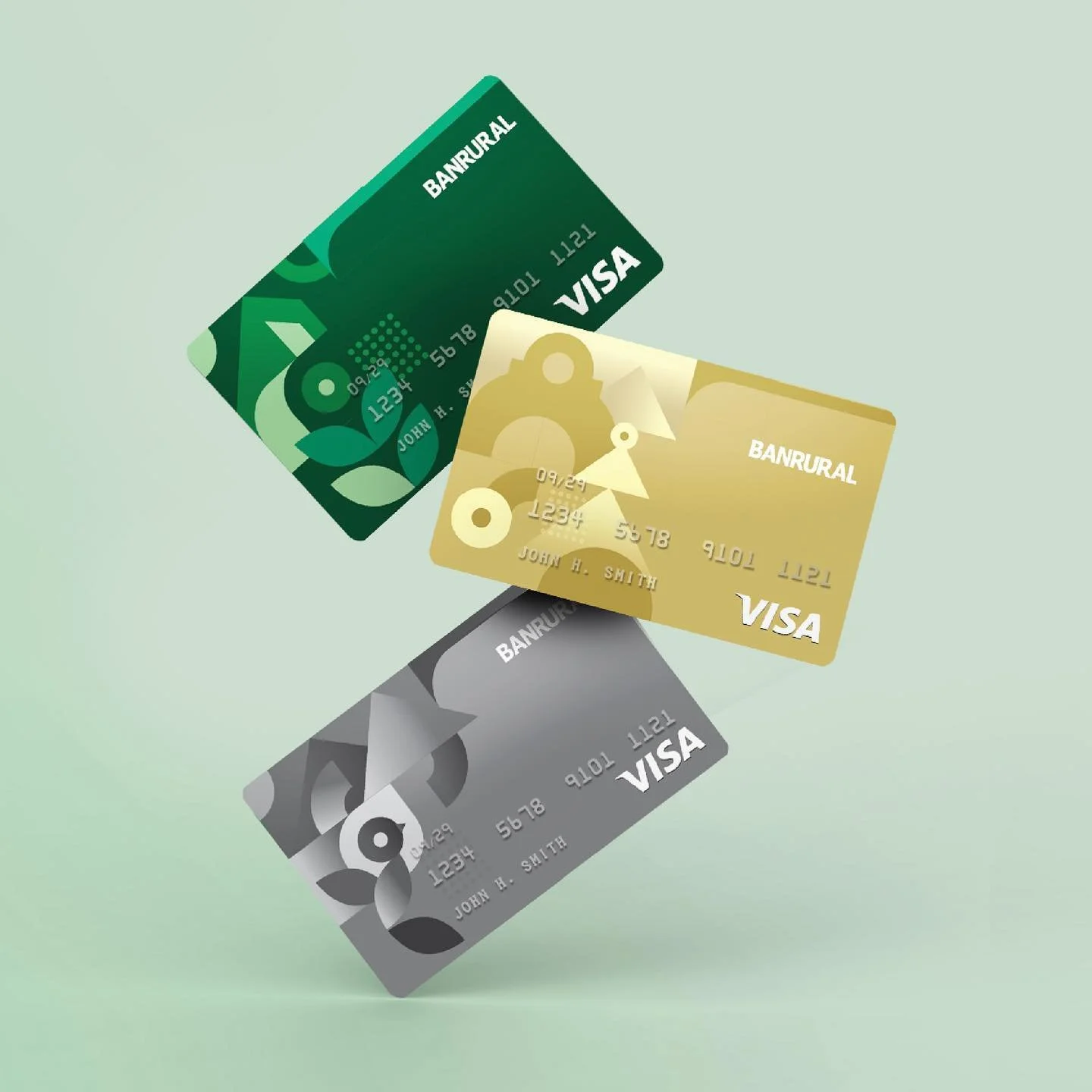 Un proyecto lindo.
La nueva imagen de estas tarjetas, nacen de la idea de un homenaje a paisajes guatemaltecos a trav&eacute;s de ilustraciones modernas; esto responde a la esencia de la marca.

#graphicdesign #CreditCards #ilustration