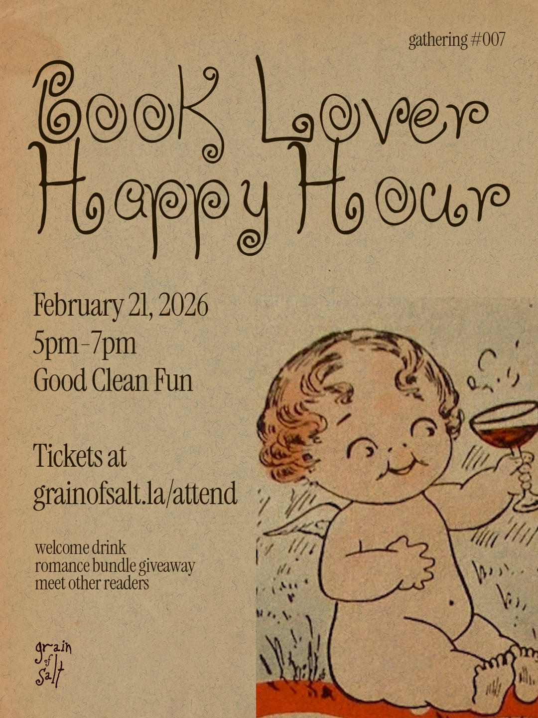 Book Lover Happy Hour, Gathering #007
