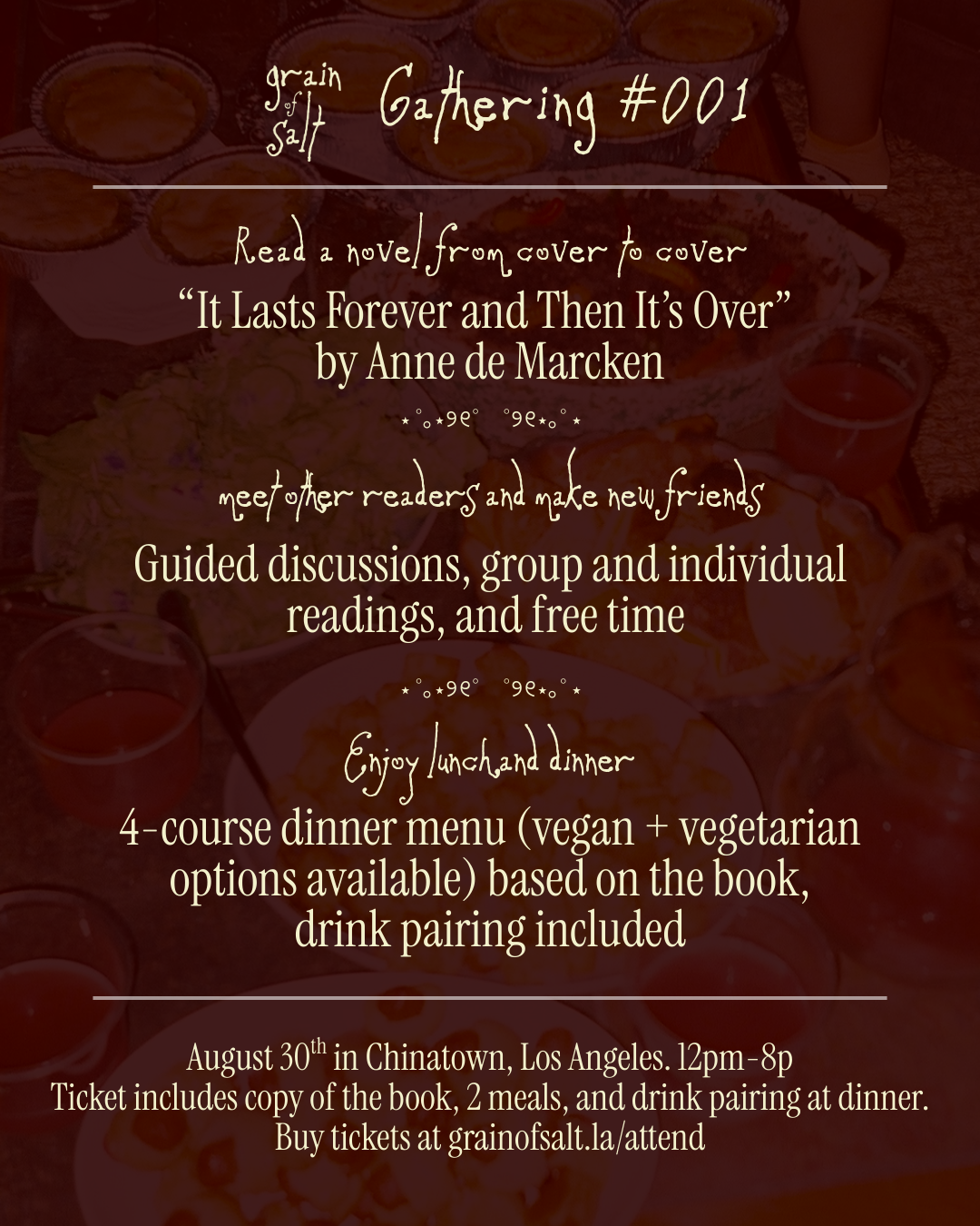 Gathering #001 - It Lasts Forever and Then It's Over