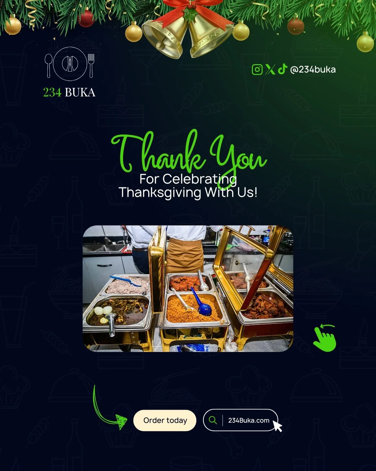 Happy New Month!

As we step into December, we want to say a heartfelt thank you for your support throughout the Thanksgiving season&mdash;your love and loyalty mean so much to us.

We&rsquo;re also excited to announce that our catering menu has been