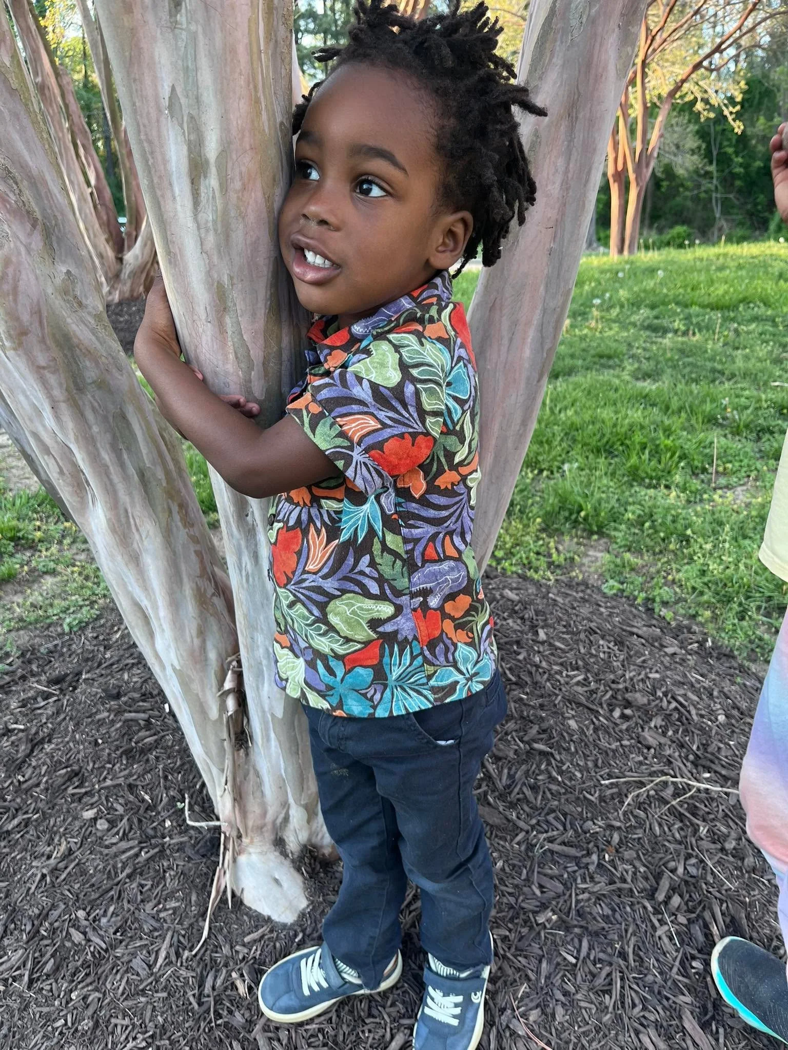 My son is going through a stage of asking what our names are. I told him &ldquo;I&rsquo;m Jennifer but you can call me mommy.&rdquo; He replies &ldquo; no mommy,  JEN-Fer-Fer!&rdquo;