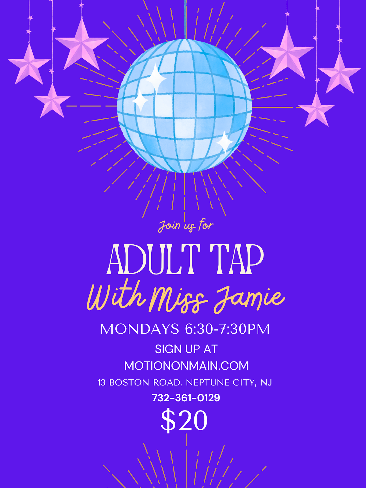 Adult Tap Class, all levels