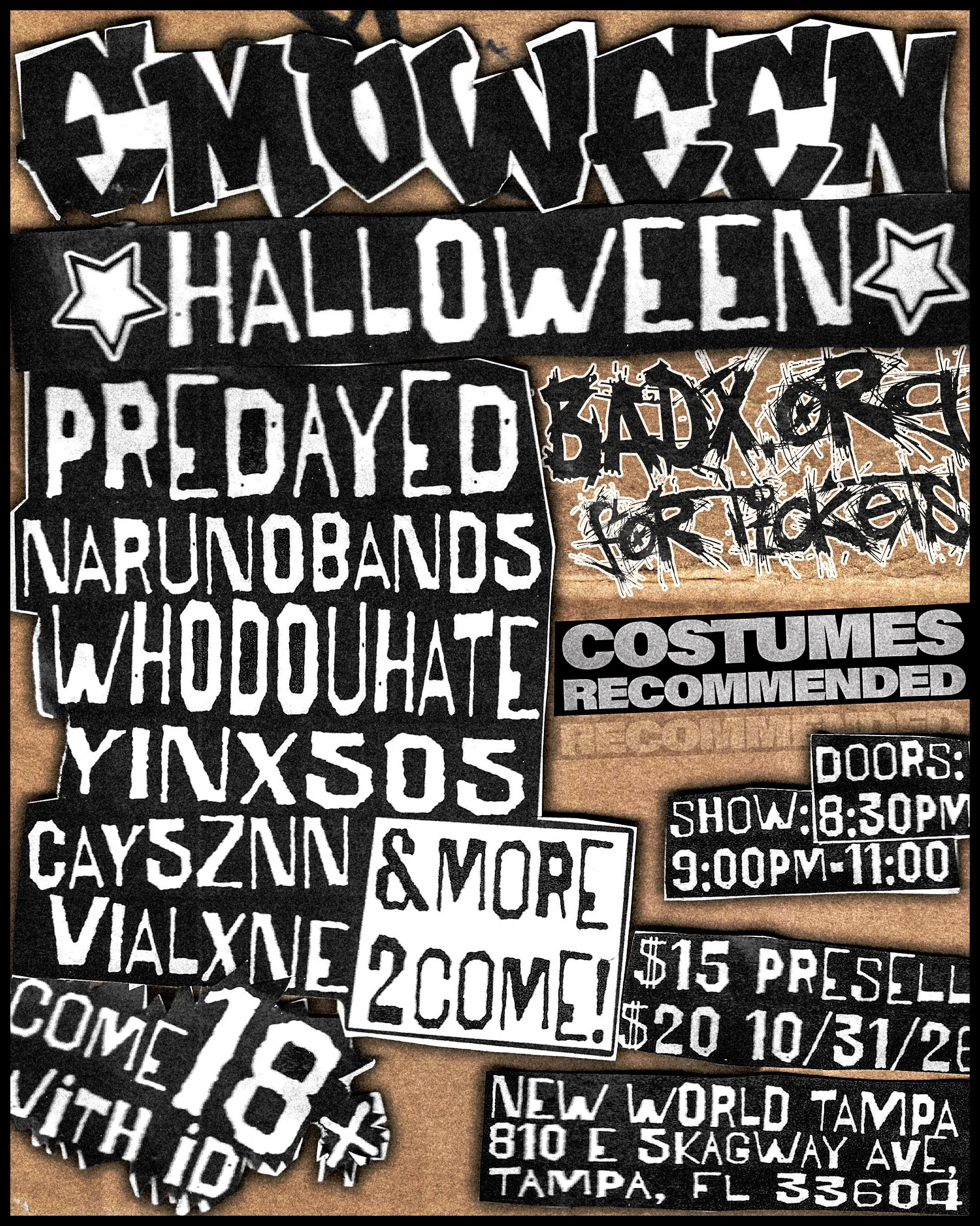 EMOWEEN - PRESELL TICKET