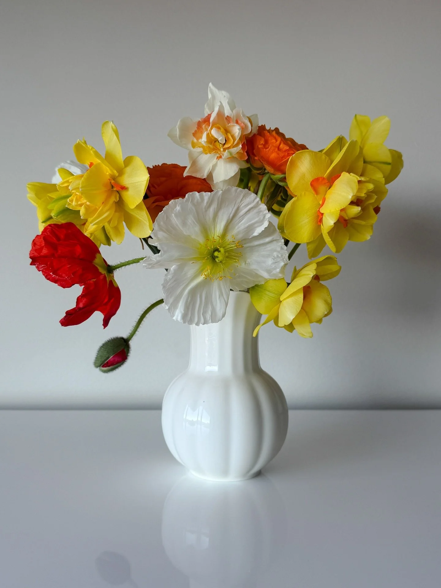 Love you, spring. Our weekly selection featuring narcissus, ranunculus and poppies. 

Our bouquets are designed by the season and what grows locally. Subscribe to start receiving flowers brought to you.