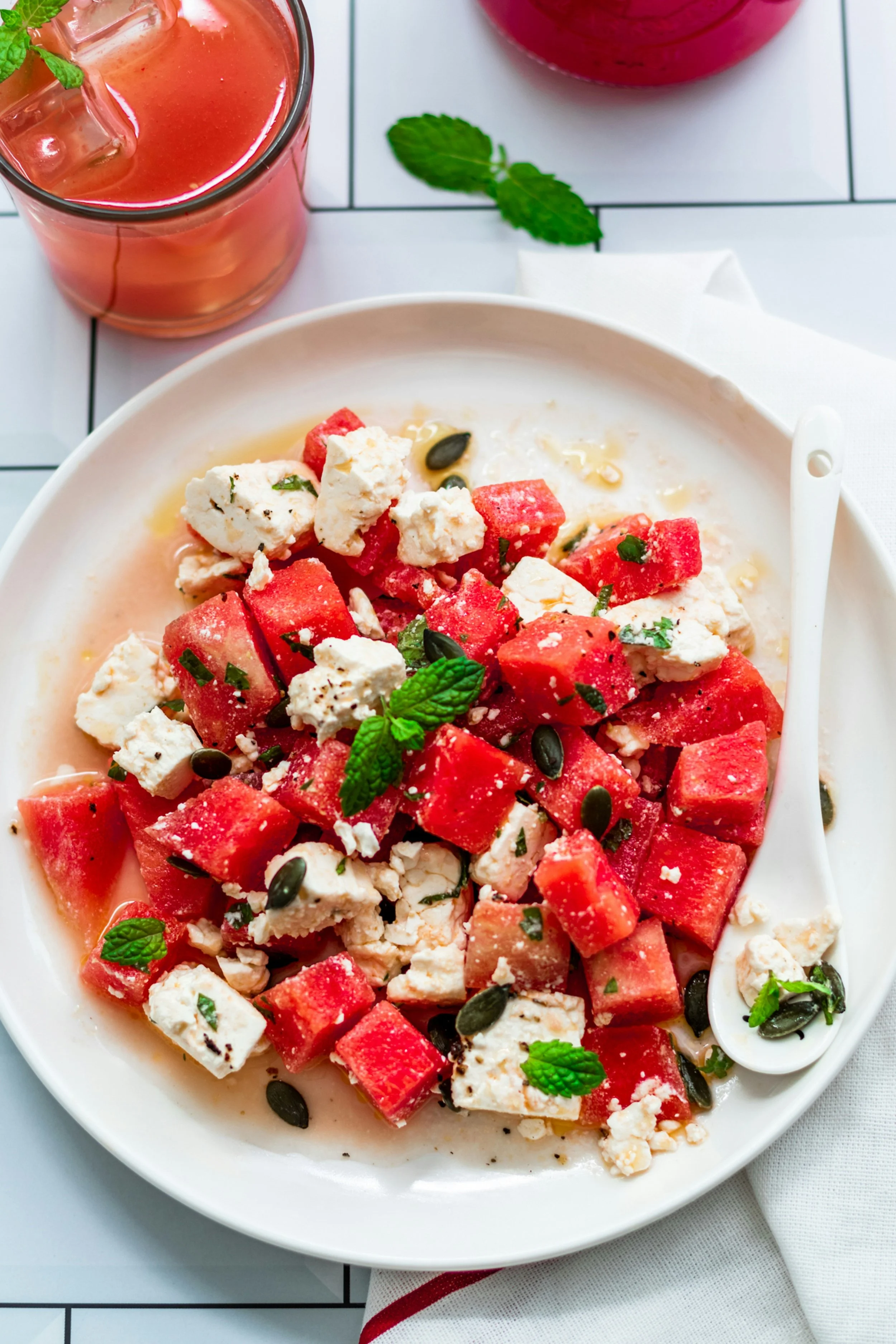 Lemon Koji Watermelon Salad
