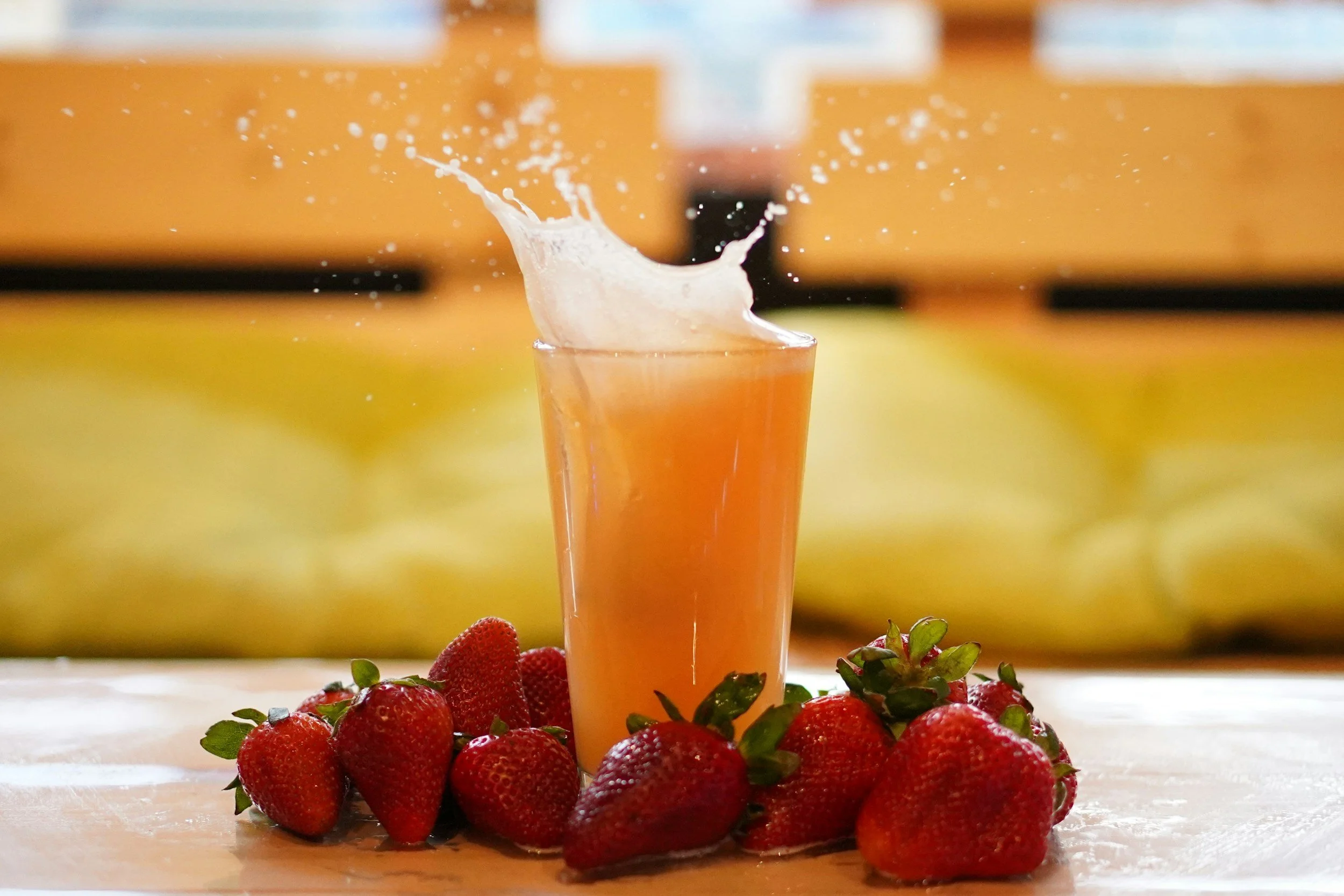Strawberry + Koji Lemonade