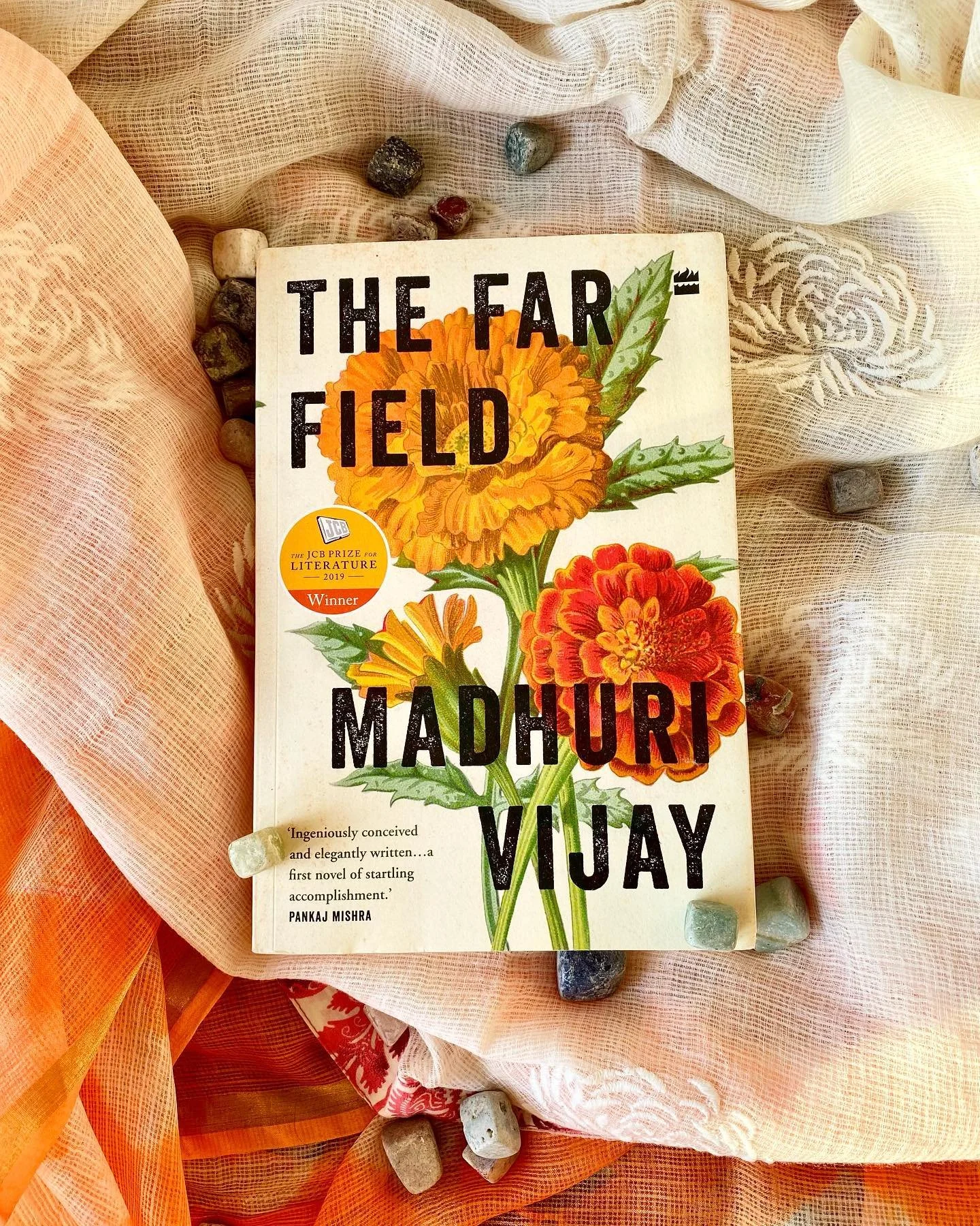 📖: The Far Field by Madhuri Vijay 

Rating: ⭐️⭐️⭐️⭐️⭐️

The Far Field is one of my favourite books. It is breathtakingly painful, the kind of book that dismantles your heart and refuses to put it back together again. Vijay&rsquo;s writing is so capt