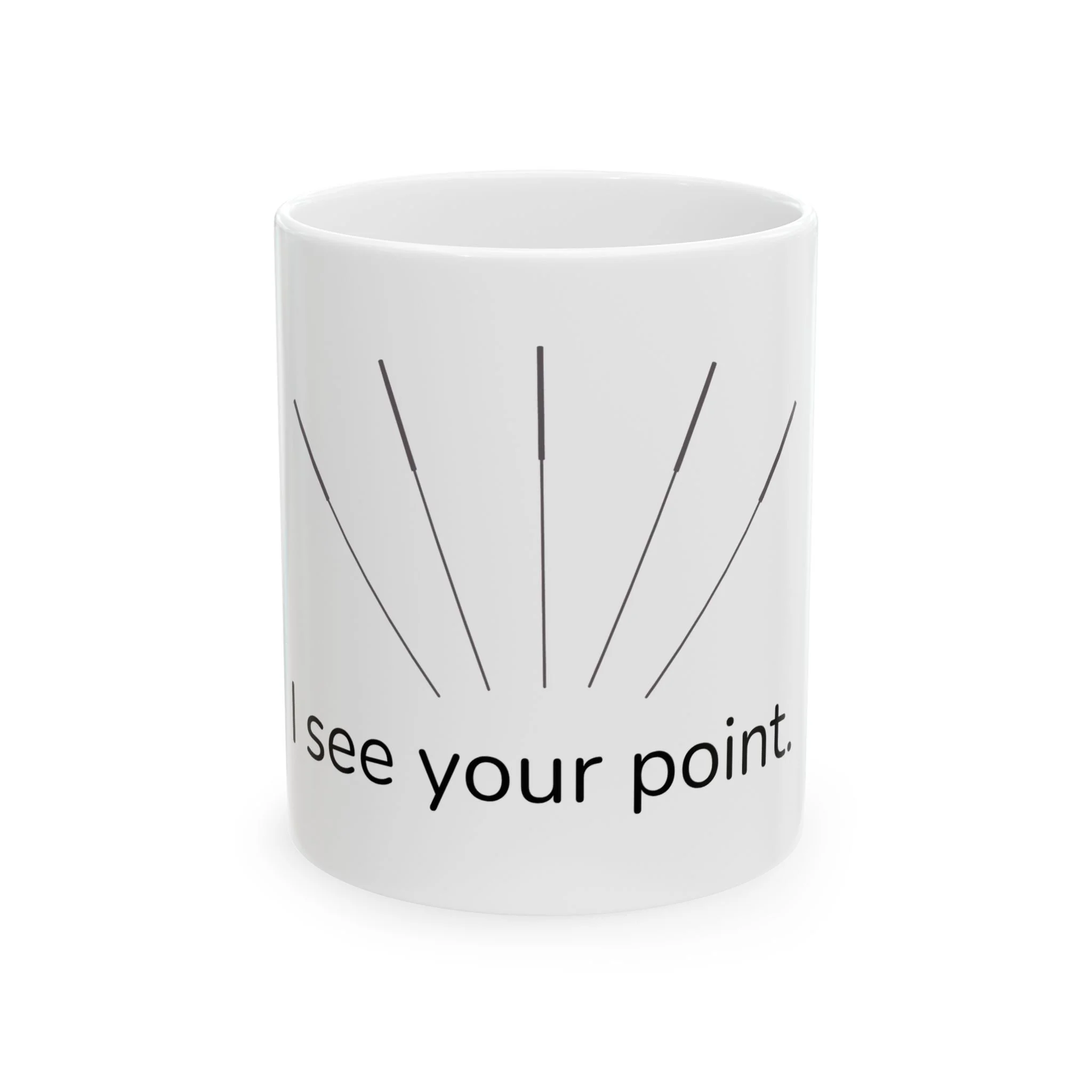 Acupuncture "I see your point" Coffee Mug