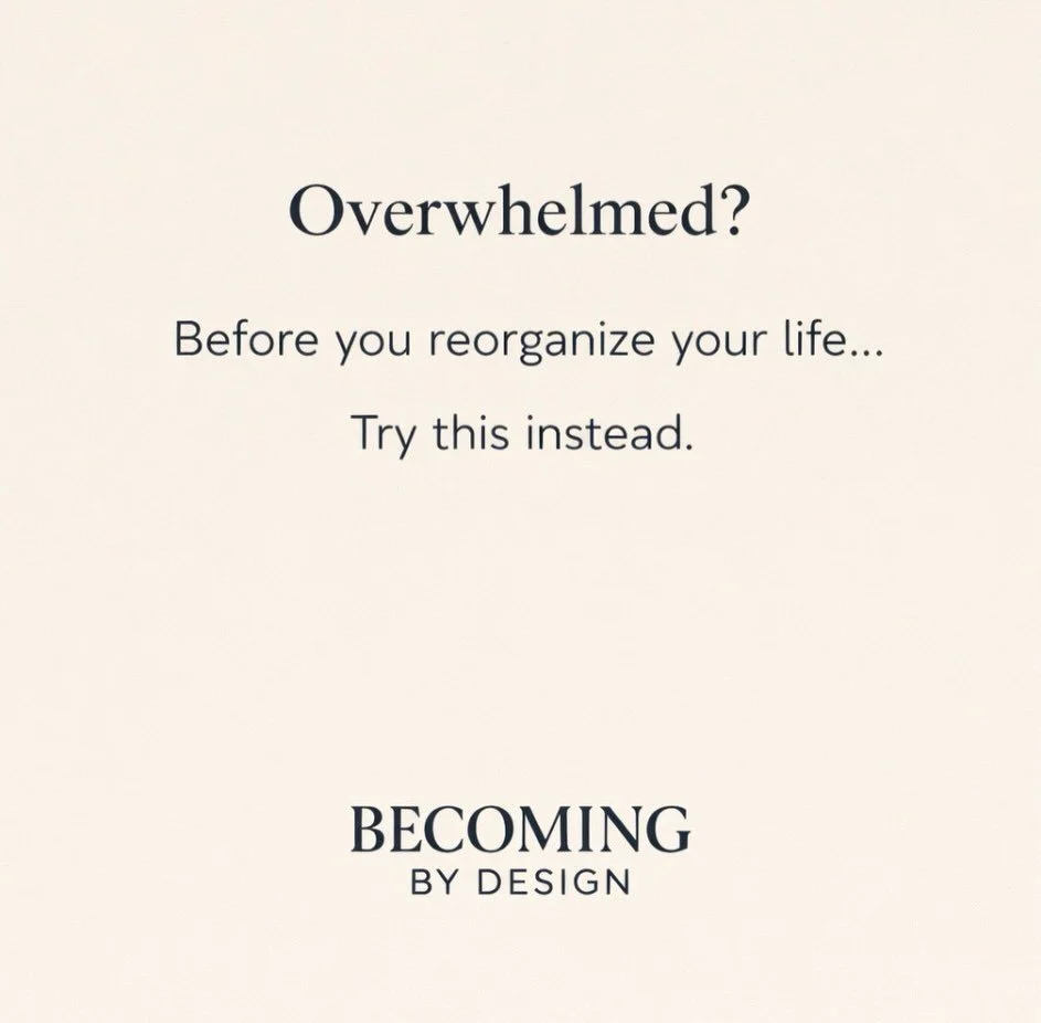 Most overwhelm isn&rsquo;t about capacity.
It&rsquo;s about pressure.

Pressure to do more.
Be more.
Solve everything at once.

But clarity doesn&rsquo;t respond to pressure.
It responds to gentleness.

Choose one thing.
Let it be almost too easy.

T