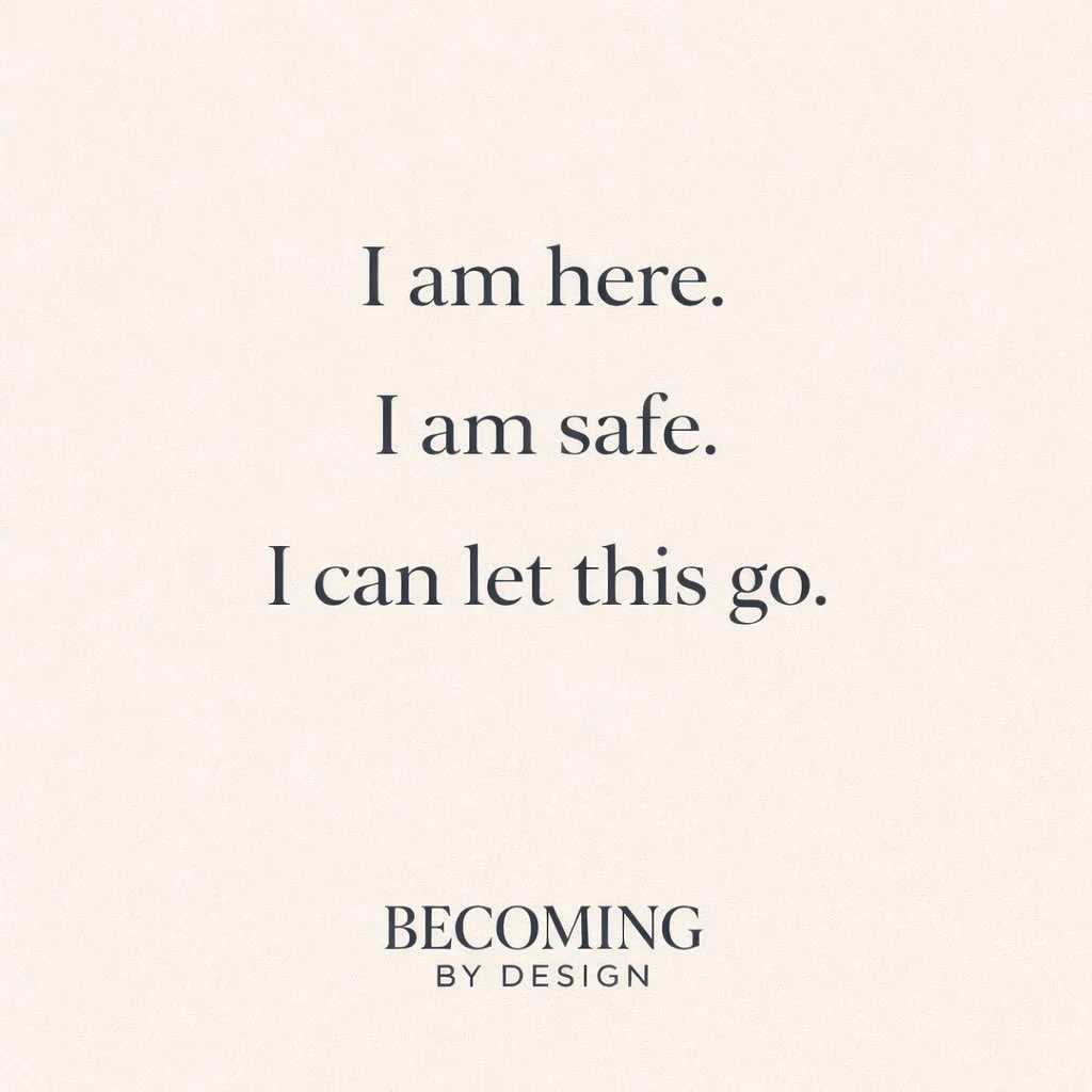 When your mind starts racing,
return to the simplest place:

the present moment.

3 slow breaths.

I am here.
I am safe.
I can let this go.

Sometimes the most powerful reset
is only one breath away. 🌿

#BecomingByDesign
#NervousSystemReset
#Mindful
