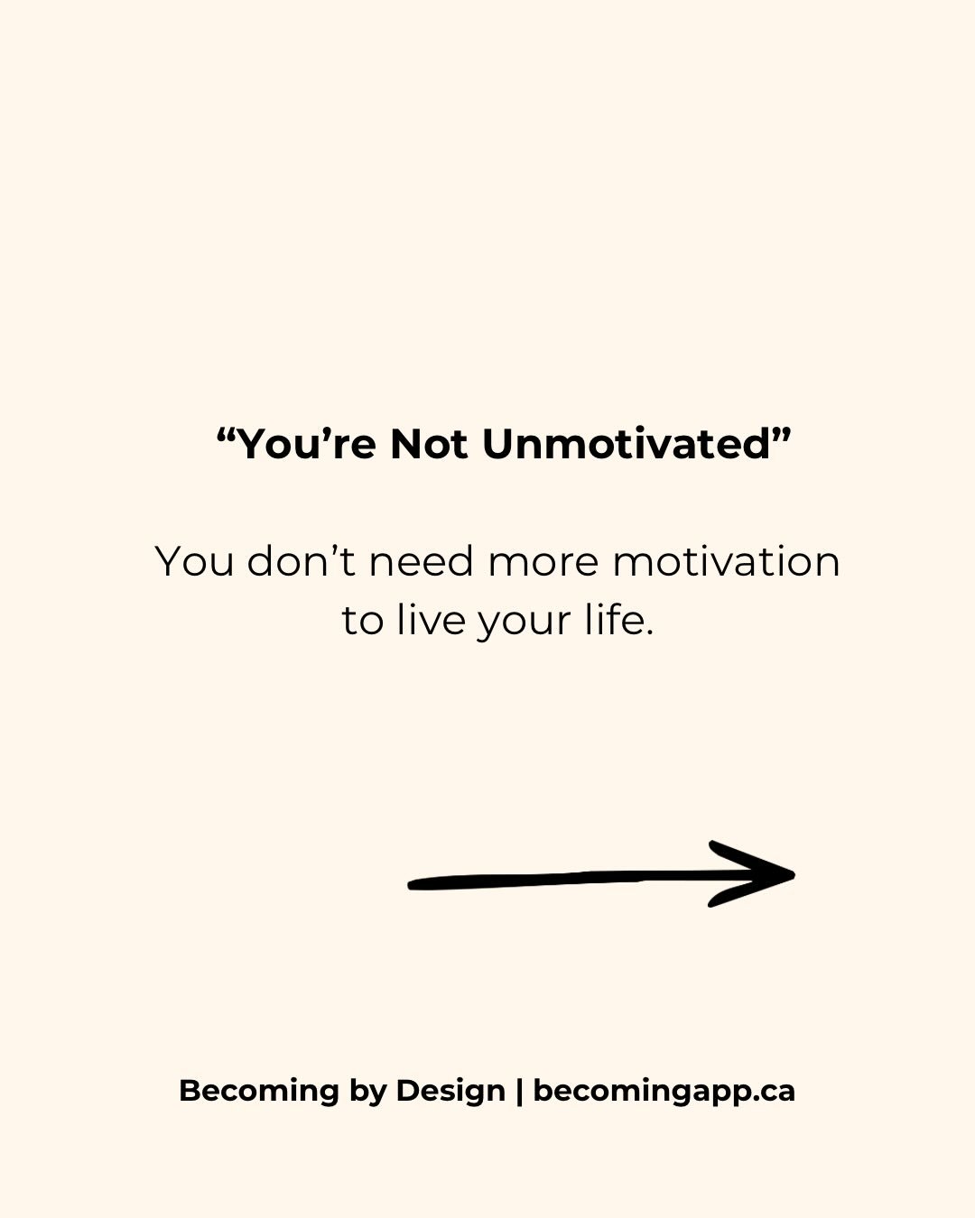 Most people think they need more motivation.

More discipline.
More effort.
More pushing.

But motivation isn&rsquo;t the problem.

Disconnection is.

When your life starts to feel heavy, forced, or out of sync&hellip;
it&rsquo;s not a sign that you 