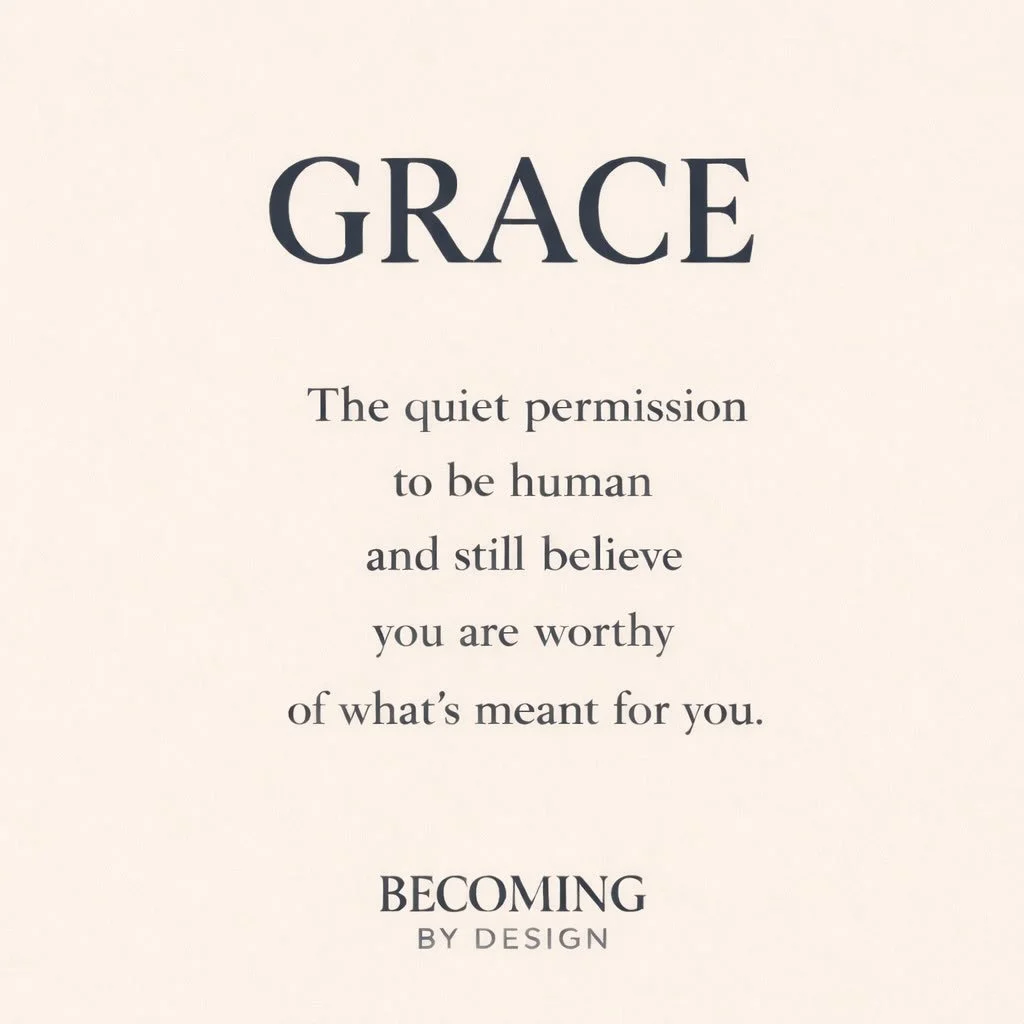Grace isn&rsquo;t something you earn.
It&rsquo;s something you allow.

The moment you stop turning against yourself,
everything begins to soften.

Save this for the days you forget &mdash;
and come back to it when you need to meet yourself differentl