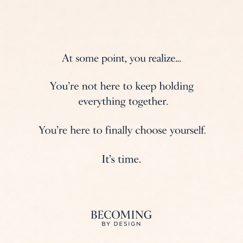 There&rsquo;s a moment that doesn&rsquo;t look dramatic from the outside.

But inside&hellip; everything shifts.

What you&rsquo;ve been holding starts to feel heavier.
What you&rsquo;ve been carrying starts to feel unnecessary.

And something quiete