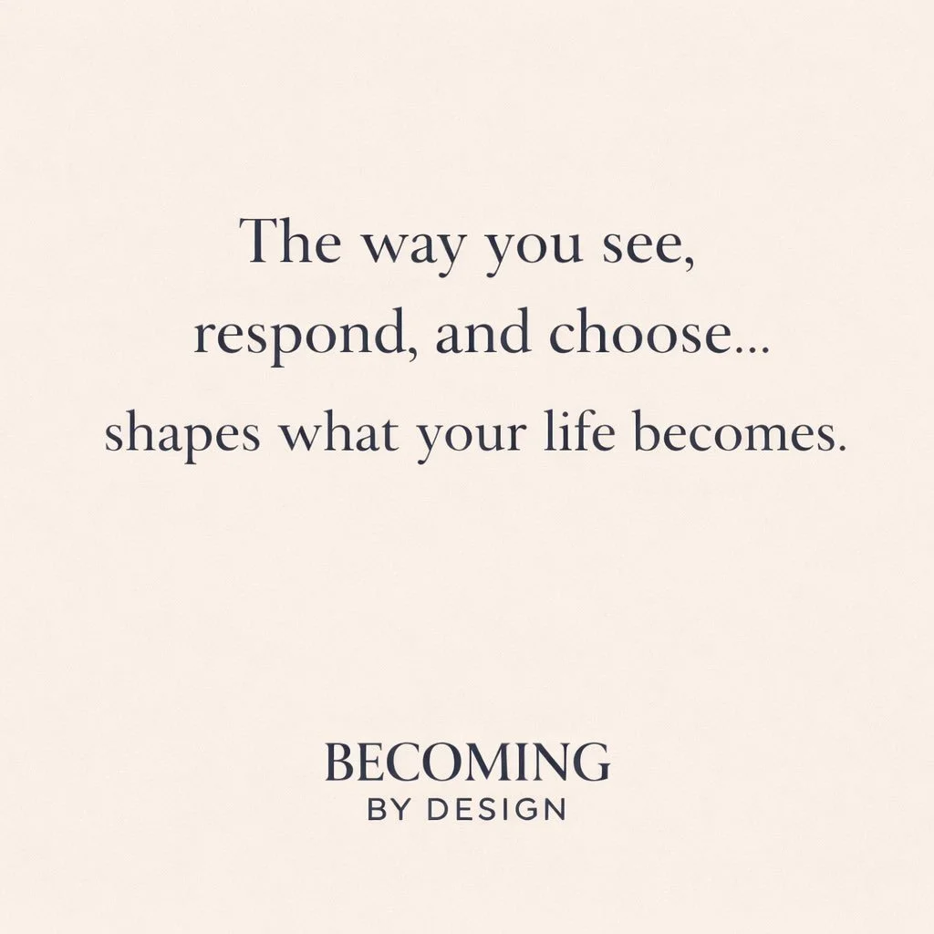 The way you see things shapes how you respond.
And how you respond shapes what your life becomes.

Most people try to change their results first.
But real change doesn&rsquo;t start there.

It starts in the moment you pause&hellip;
and choose differe