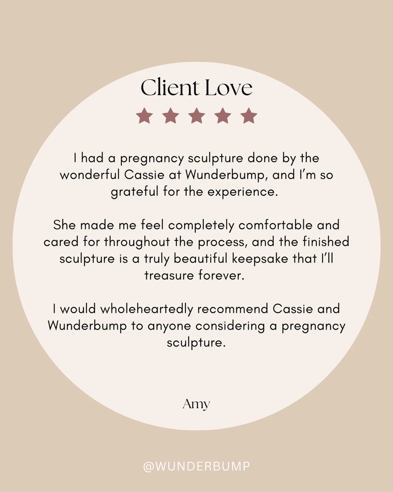 Reviews like this 🫶🏼🤍🫶🏼

When a mama takes the time to share her experience, it means everything to me. And it might help the next mama who could be sitting on the fence, wondering if this is for her.

This is what @wunderbump is about. Feeling 