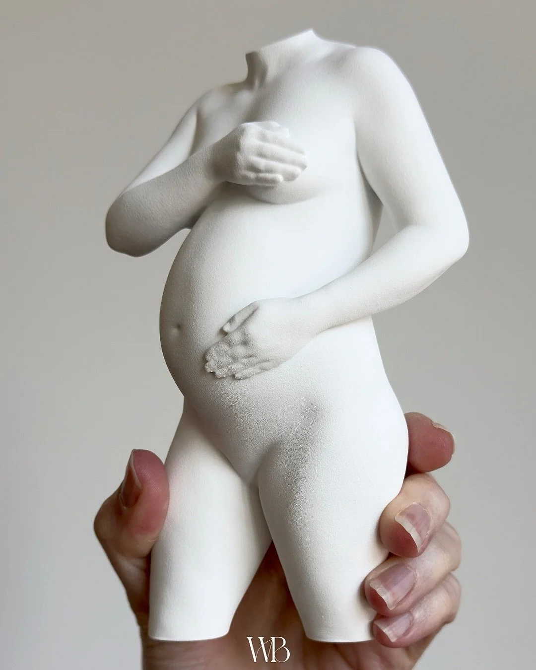 Holding the memory of what your body became. This little sculpture is more than art; it&rsquo;s an ode to the incredible journey of pregnancy.

📍 Studio in the heart of Collingwood
✨ Appointments recommended for 30-36 weeks
🤍 Matte white finish (pi