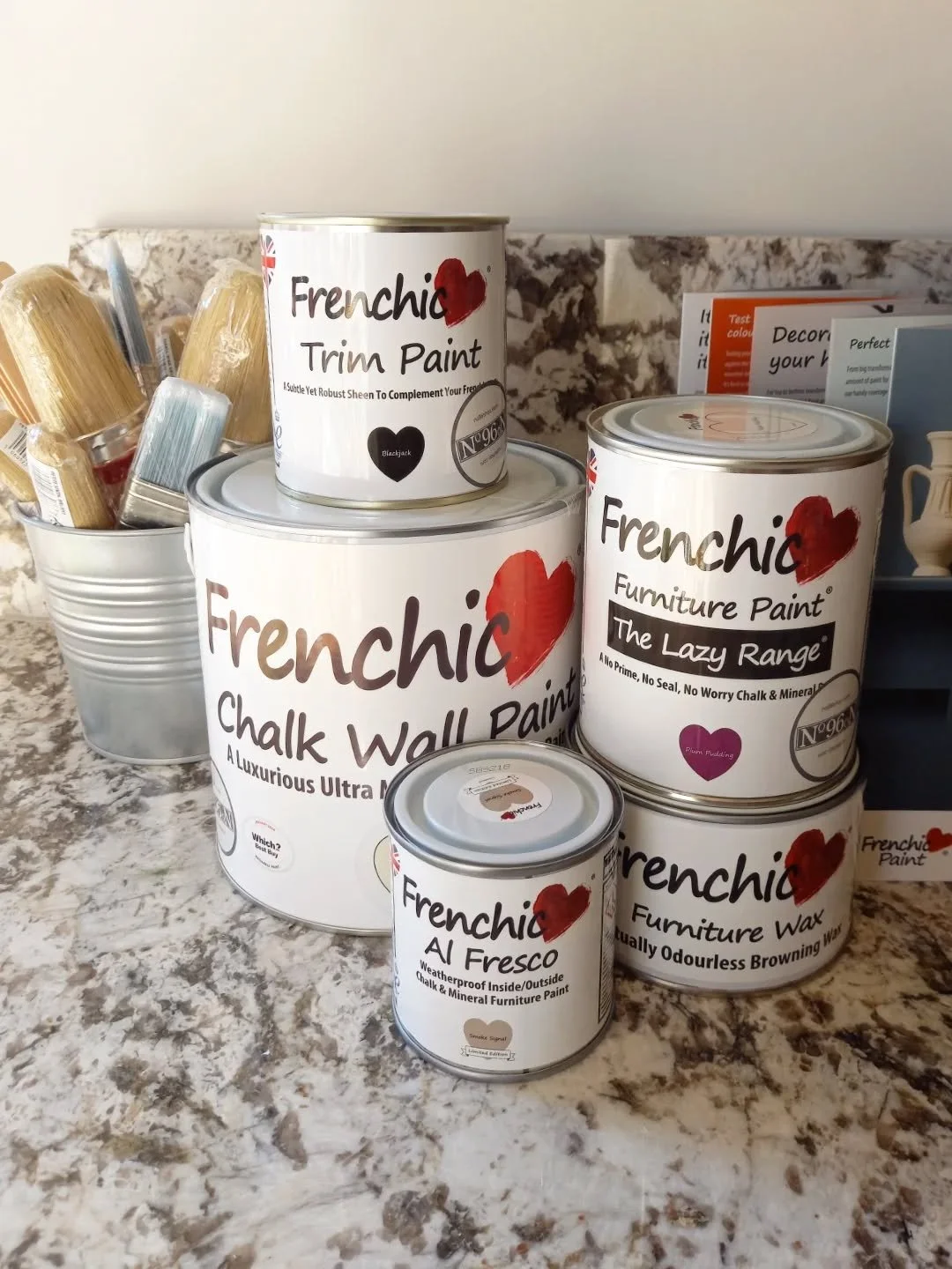 NEW IN - Frenchic Chalk Paint! 

We are excited to announce that Griggs &amp; Mackay is the new home of Frenchic Paint in Reading! We have partnered with @no96_home_and_gifts to offer the full range of Al Fresco and Lazy Range paints in our Caversham