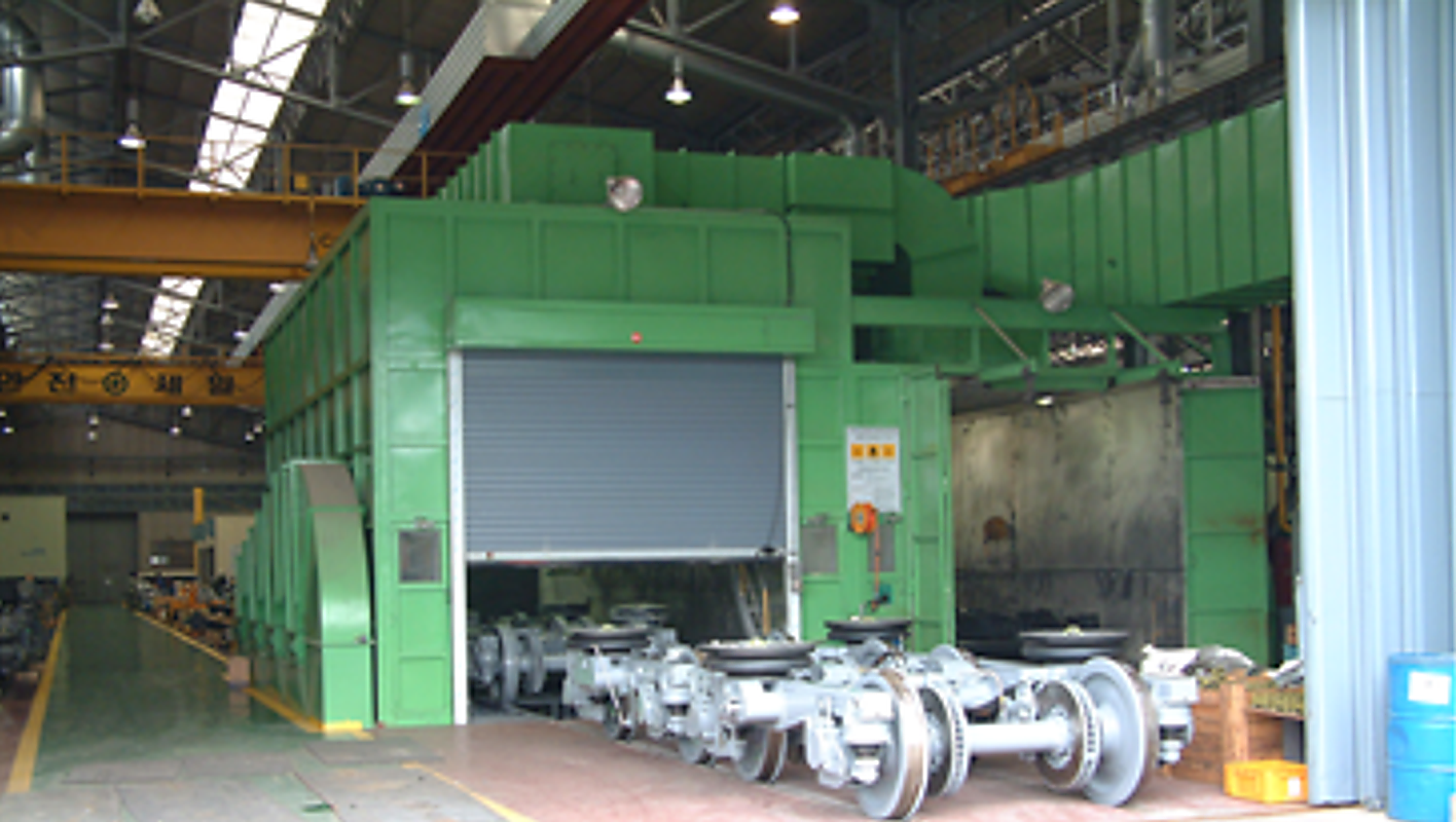 대차도장기 – Bogie Painting Machine