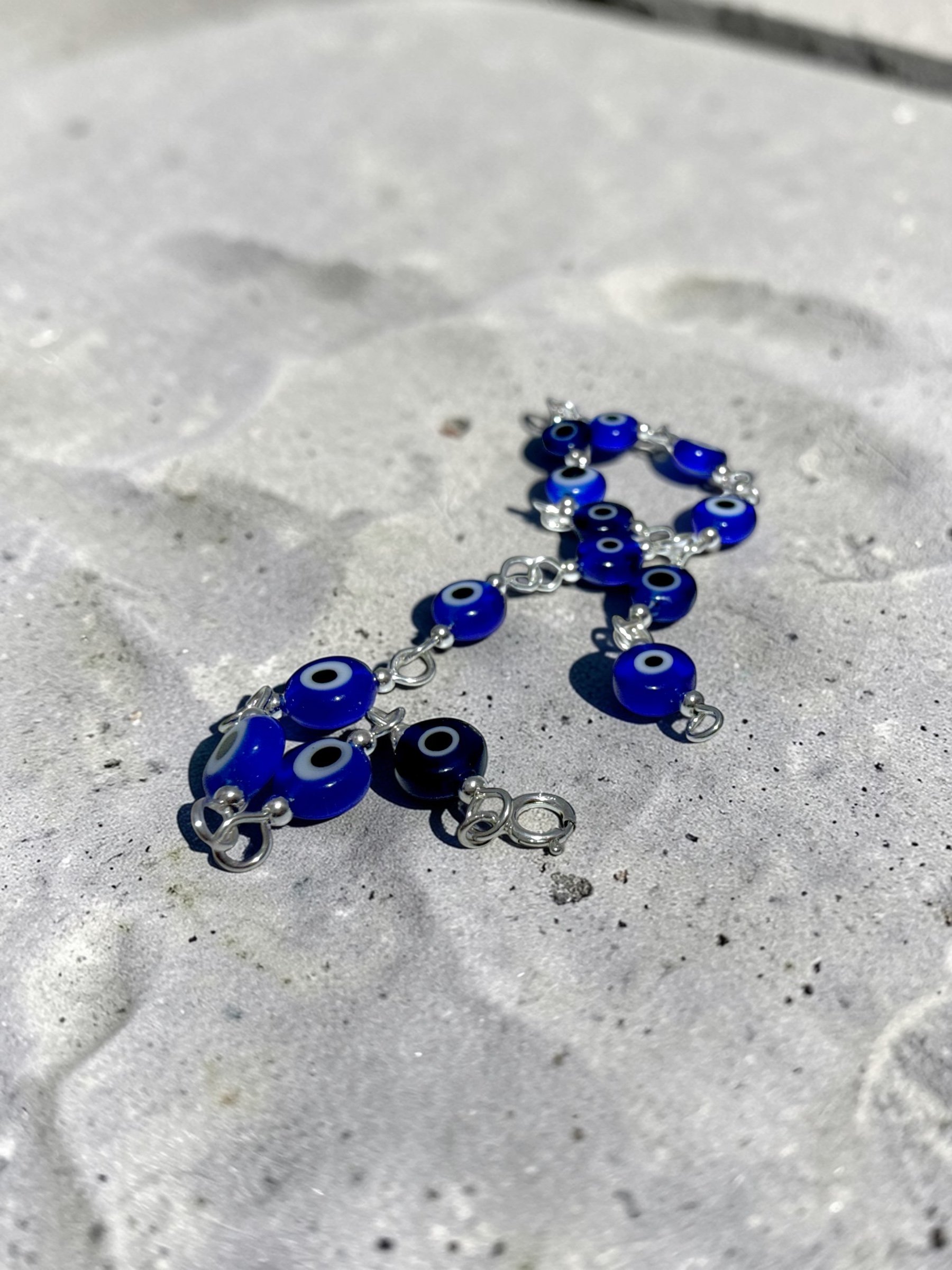 Pulsera ojos turcos azules