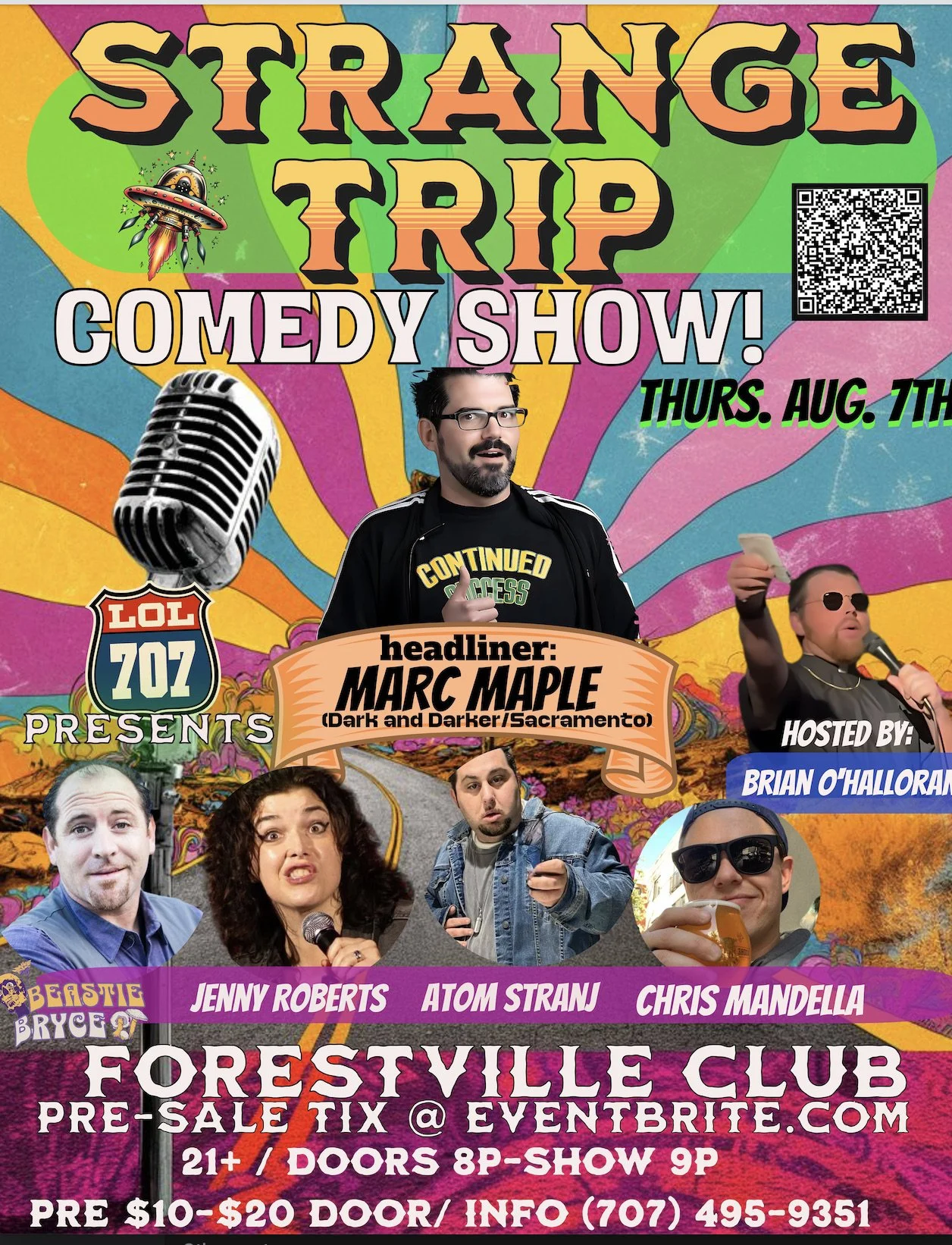 STRANGE TRIP - COMEDY in Forestville!