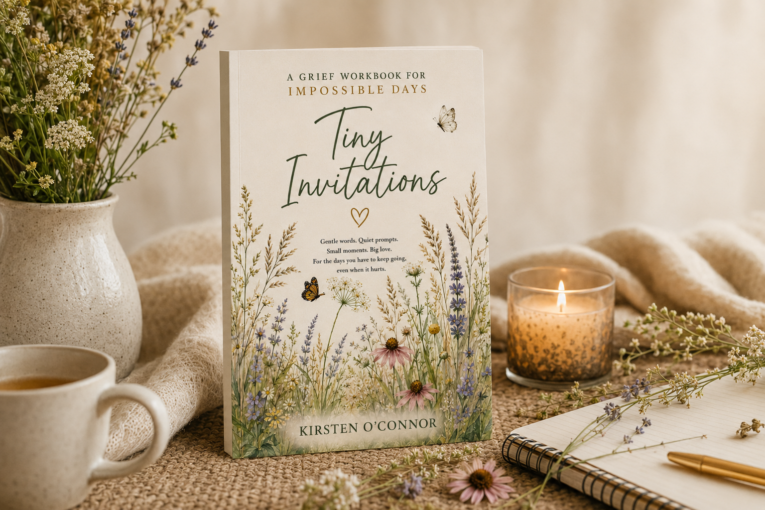 Tiny Invitations: A Grief Workbook for Impossible Days