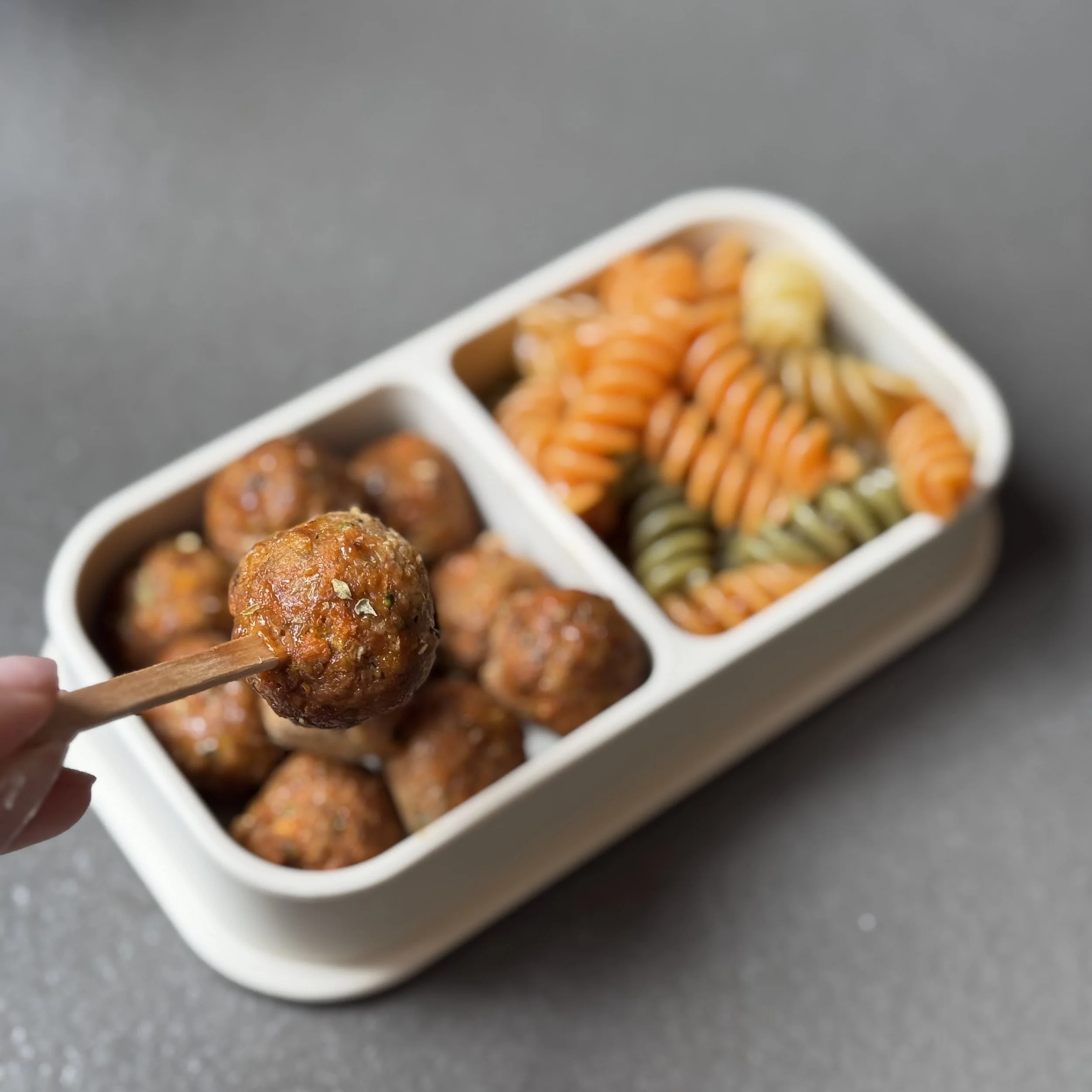 Oven-Baked Veggie Loaded Meatballs