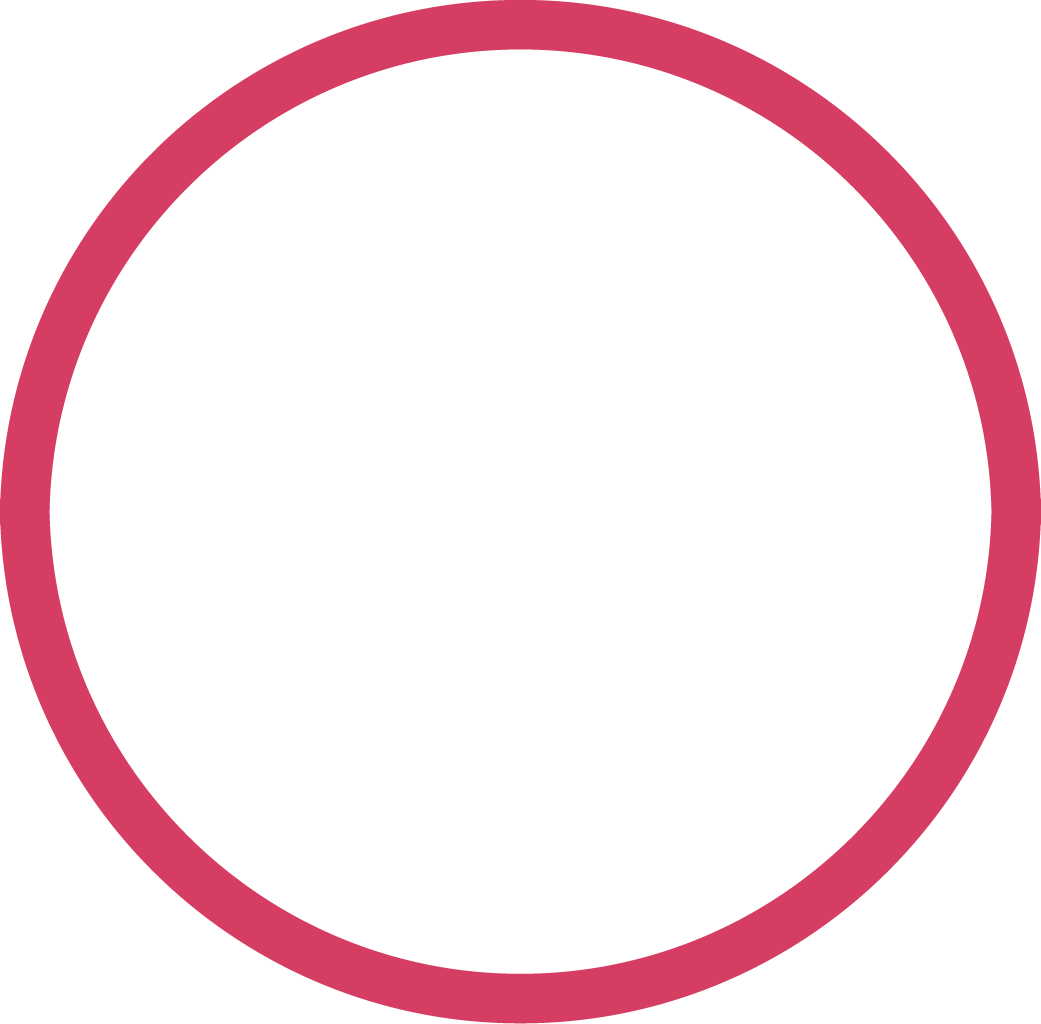 A pink circle