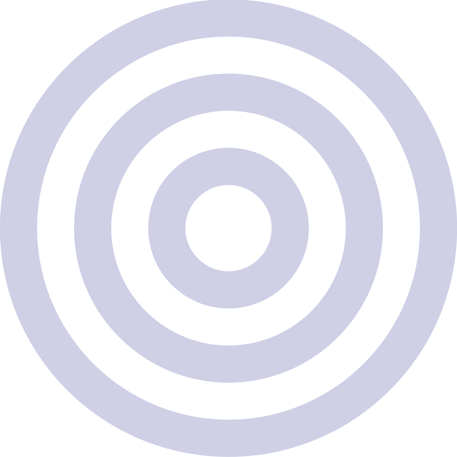 Concentric black and white circles resembling a target pattern.